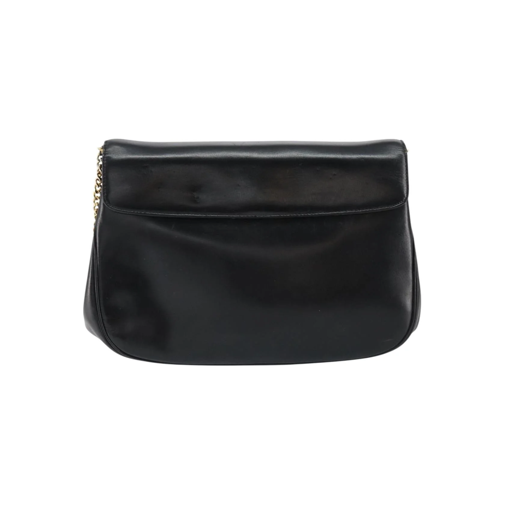 Sac À Bandoulière Christian Dior Vintage À Rabat Chaîne - Black - Image 2