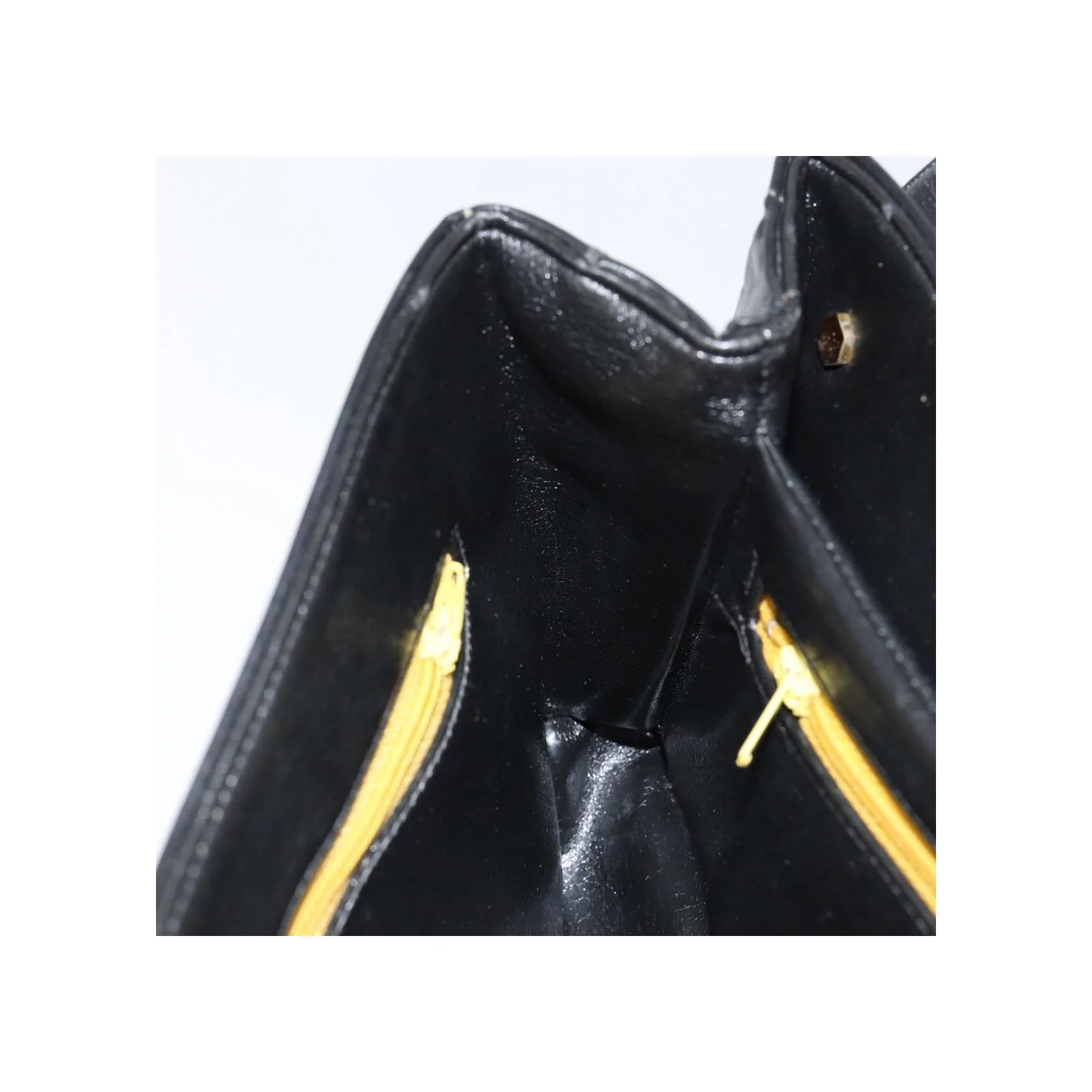 Sac À Bandoulière Christian Dior Vintage À Rabat Chaîne - Black - Image 21