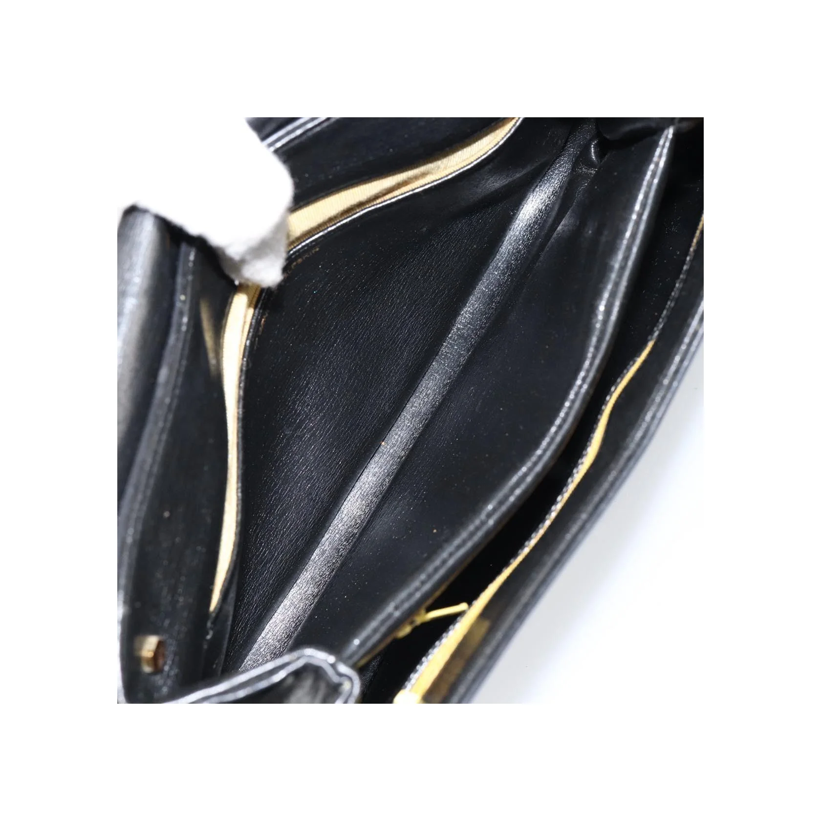 Sac À Bandoulière Christian Dior Vintage À Rabat Chaîne - Black - Image 5