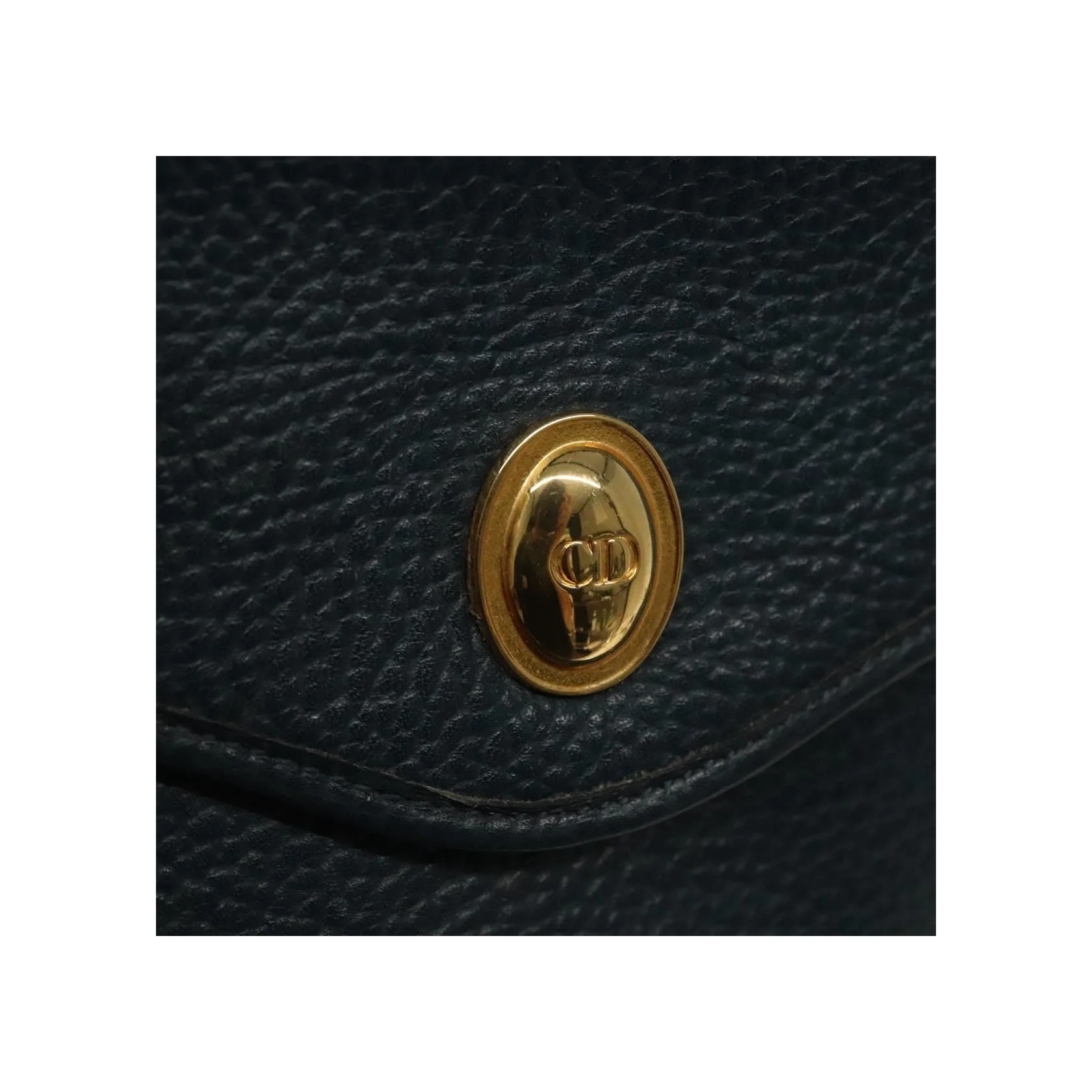 Sac À Main Christian Dior Vintage - Navy - Image 12