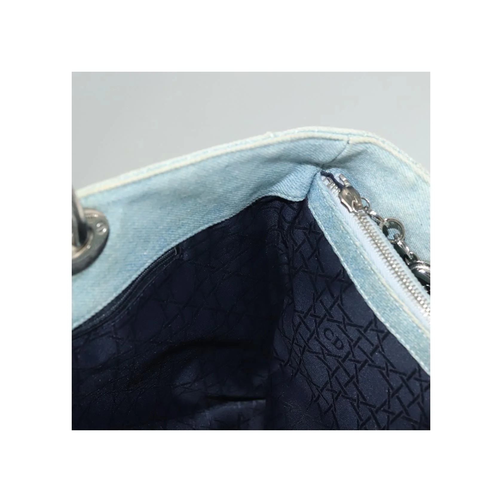 Sac Christian Dior Vintage Lady Dior - Blue - Image 17