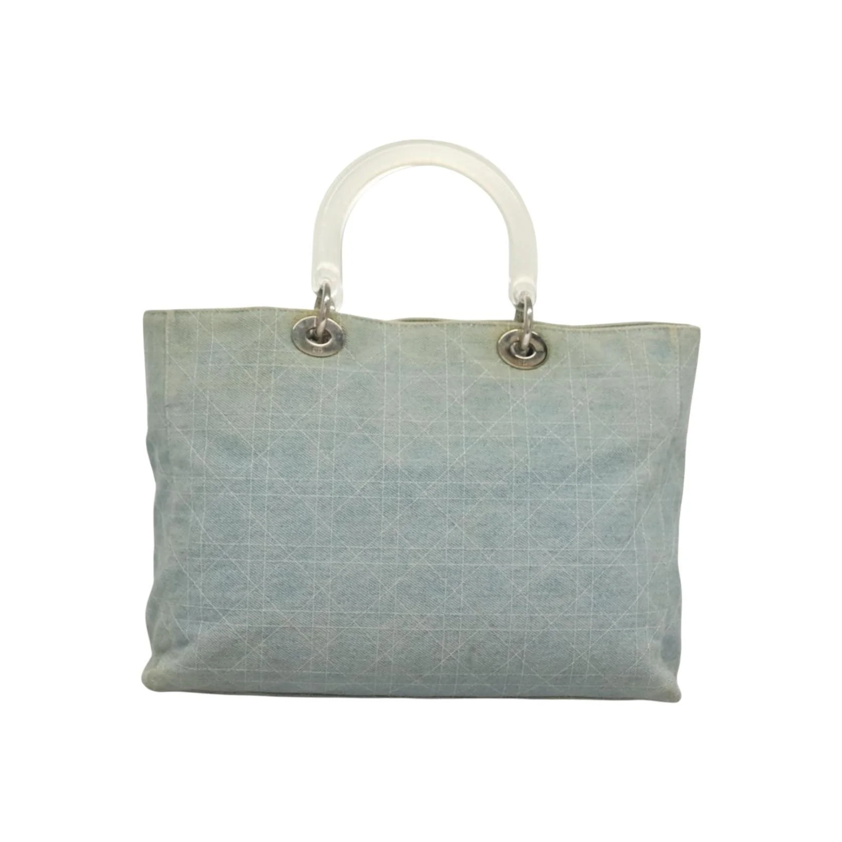 Sac Christian Dior Vintage Lady Dior - Blue - Image 2