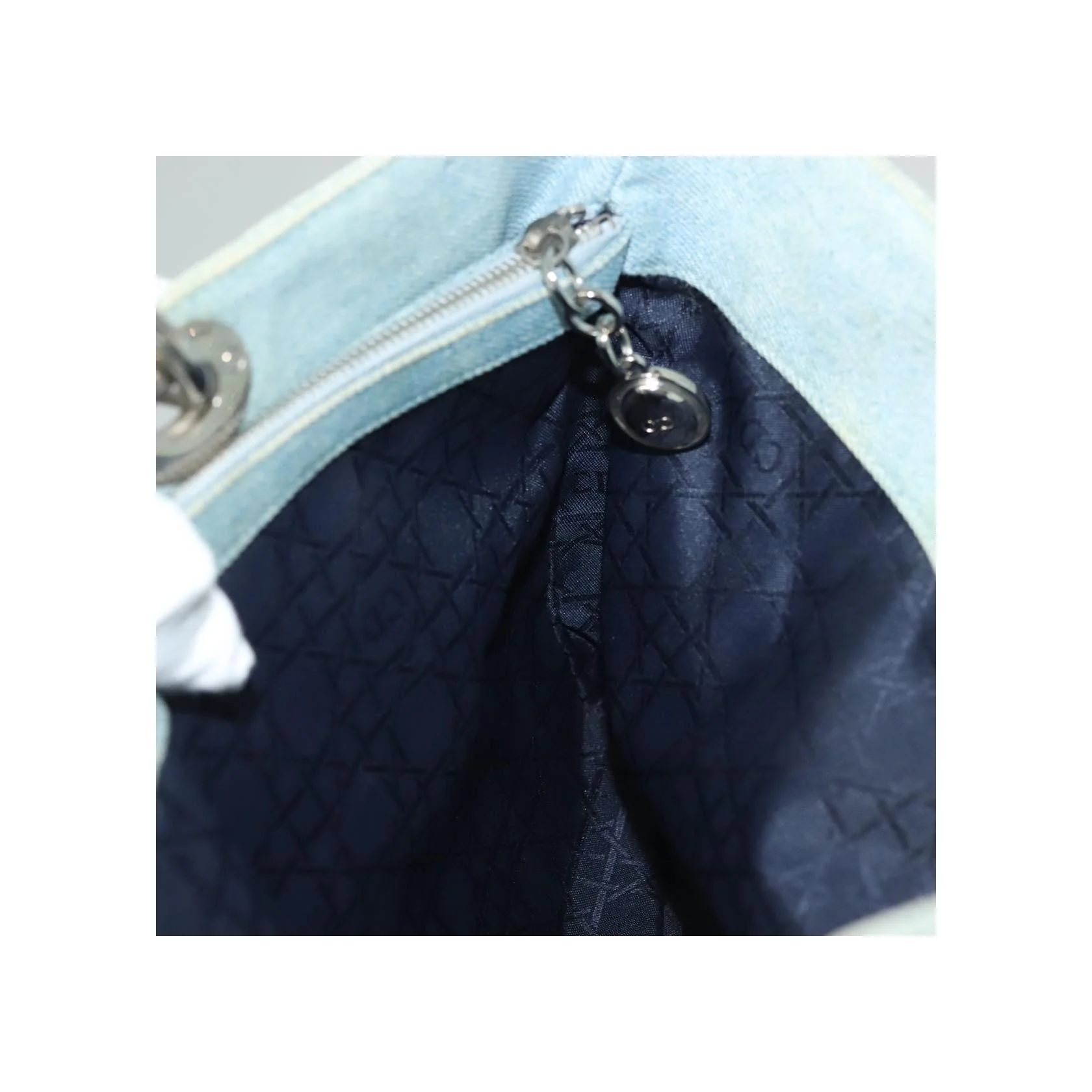 Sac Christian Dior Vintage Lady Dior - Blue - Image 20