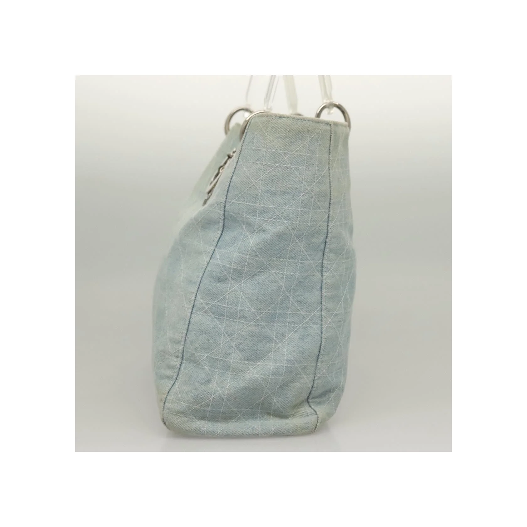 Sac Christian Dior Vintage Lady Dior - Blue - Image 3