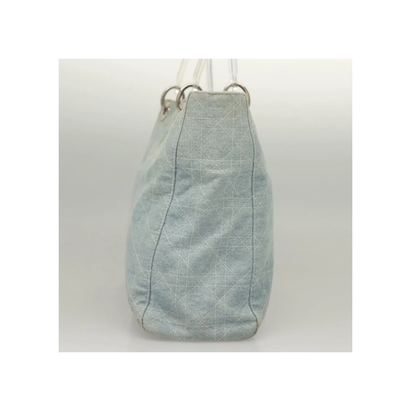 Sac Christian Dior Vintage Lady Dior - Blue - Image 4