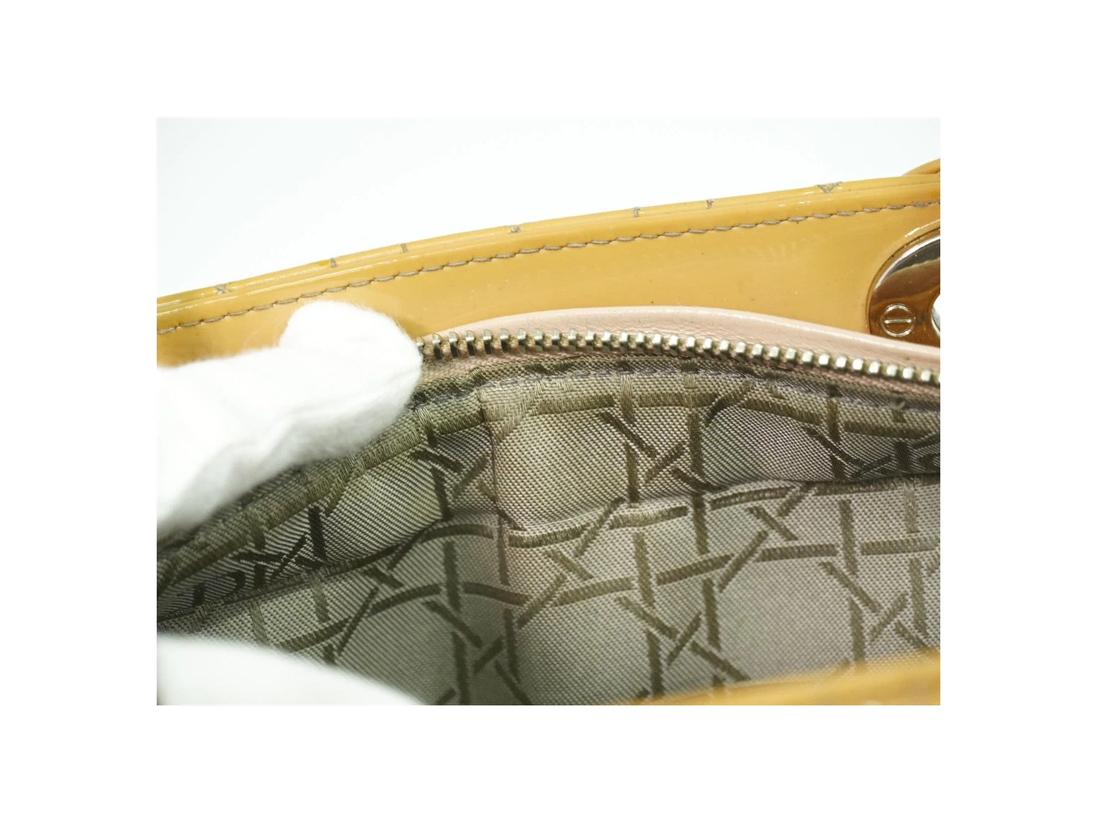 Sac Christian Dior Vintage Lady Dior - Beige - Image 18