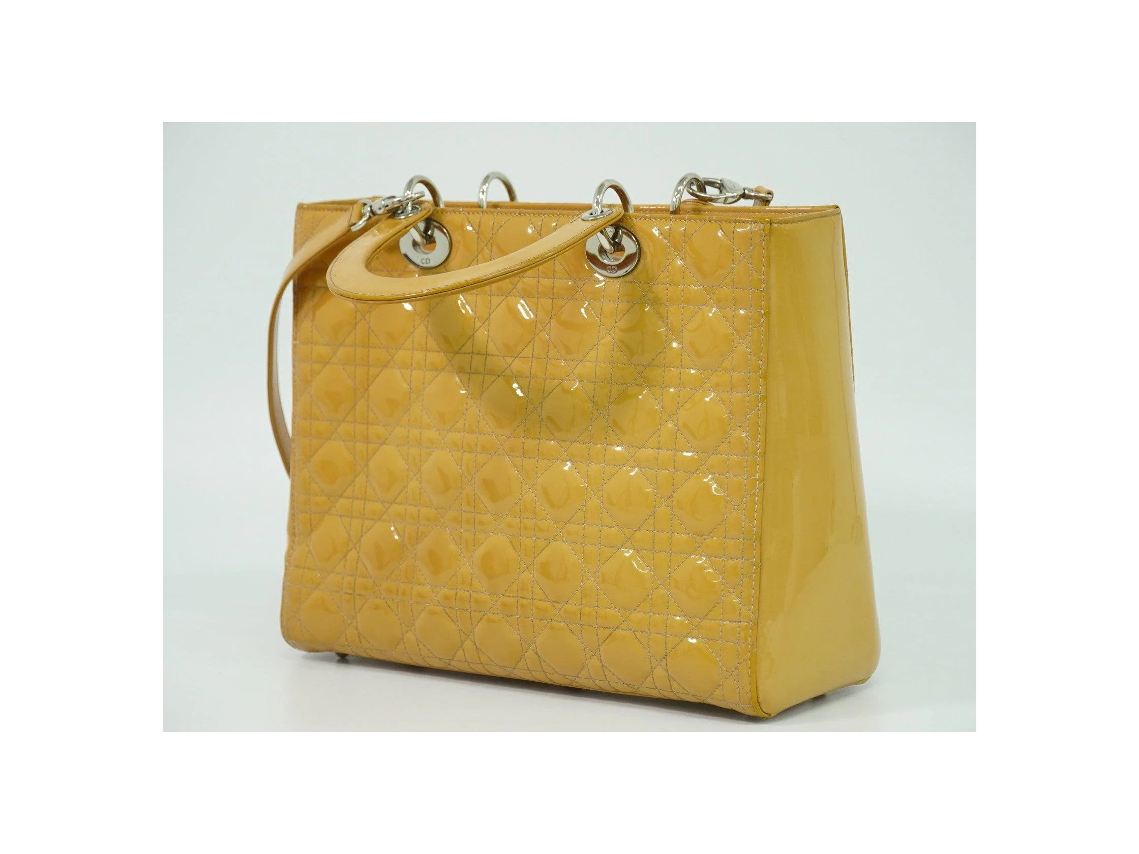 Sac Christian Dior Vintage Lady Dior - Beige - Image 2