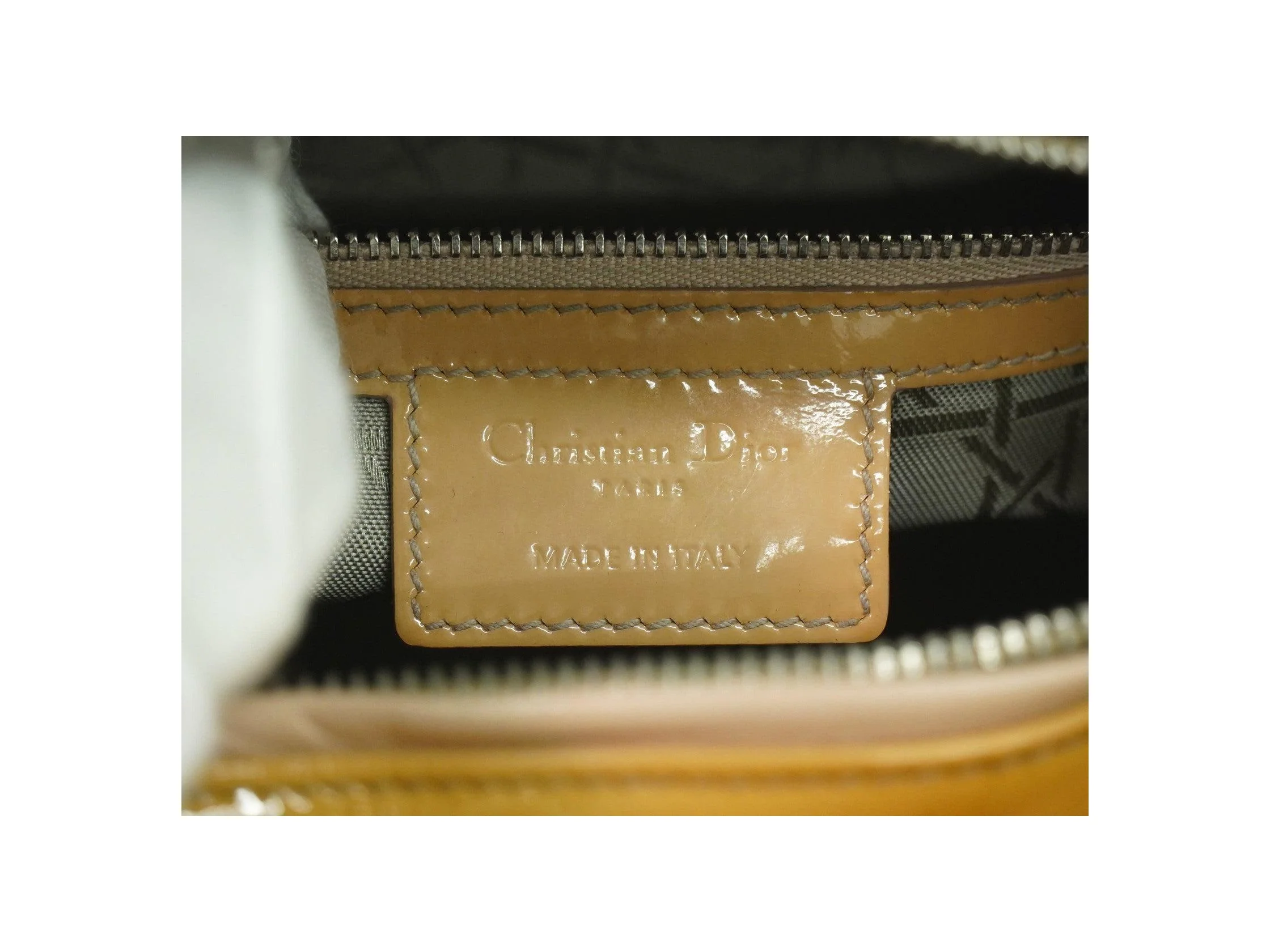 Sac Christian Dior Vintage Lady Dior - Beige - Image 5