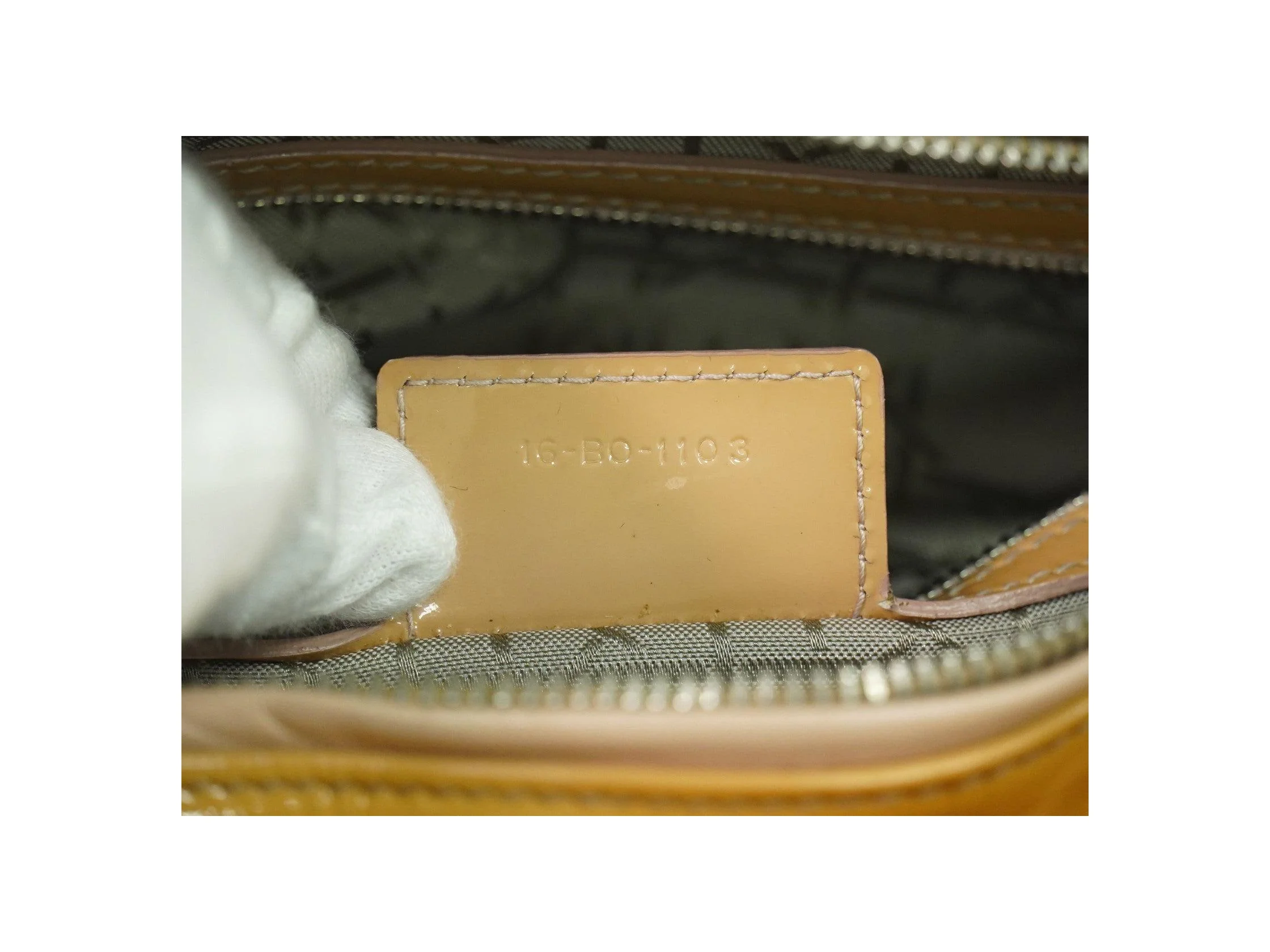 Sac Christian Dior Vintage Lady Dior - Beige - Image 6