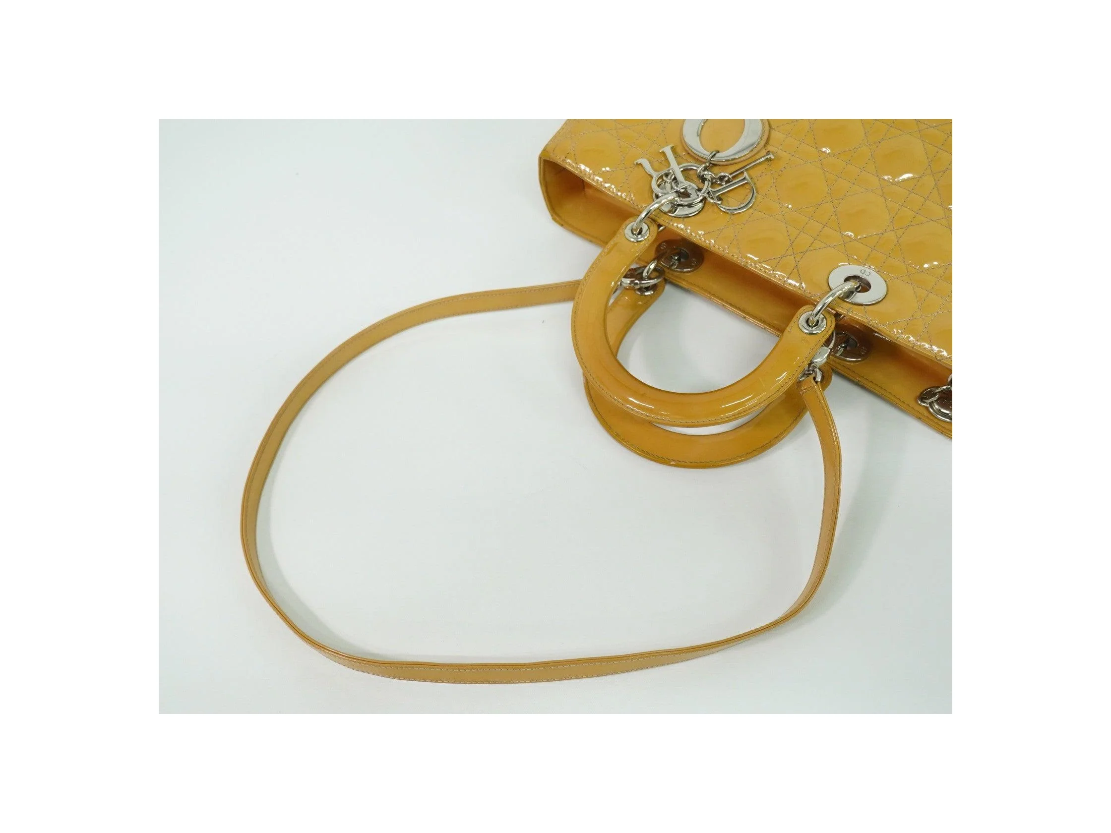 Sac Christian Dior Vintage Lady Dior - Beige - Image 7