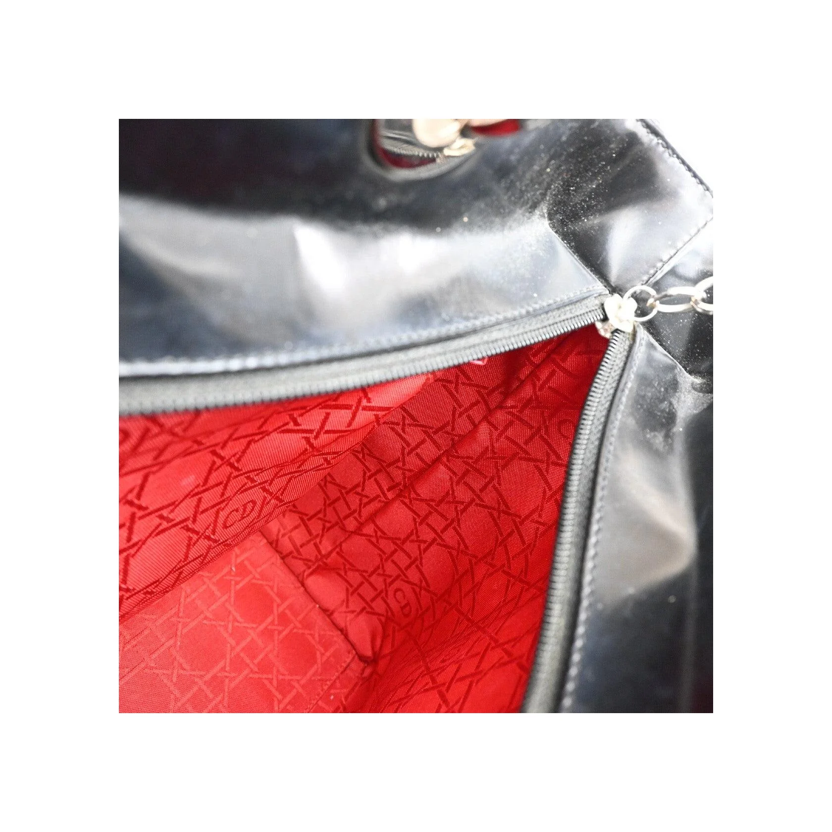 Sac Vernis Christian Dior Vintage Lady Dior - Black - Image 10