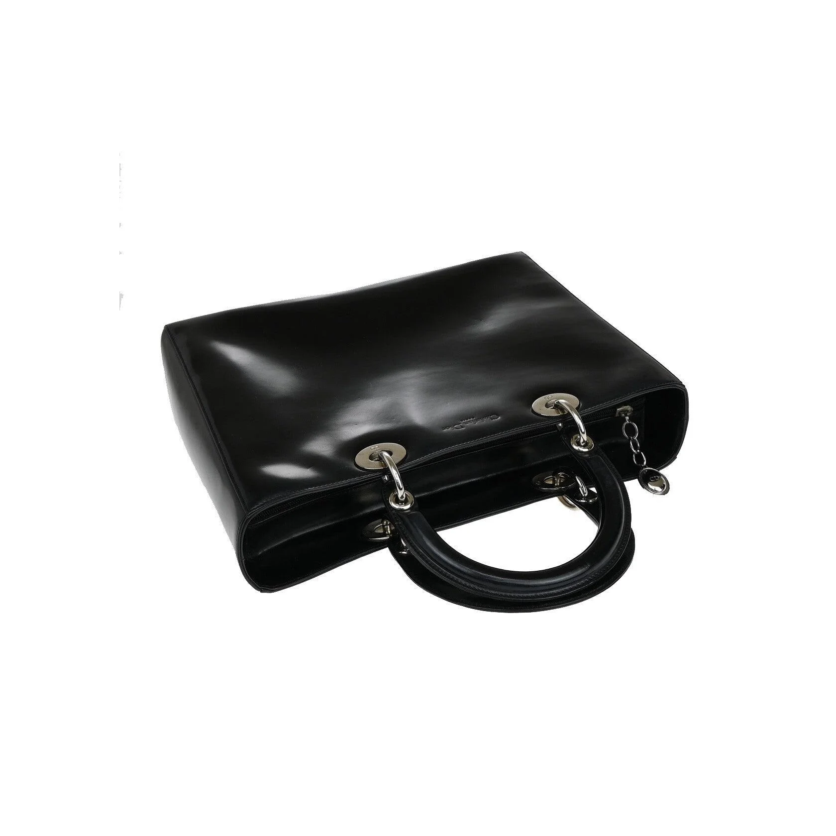 Sac Vernis Christian Dior Vintage Lady Dior - Black - Image 12