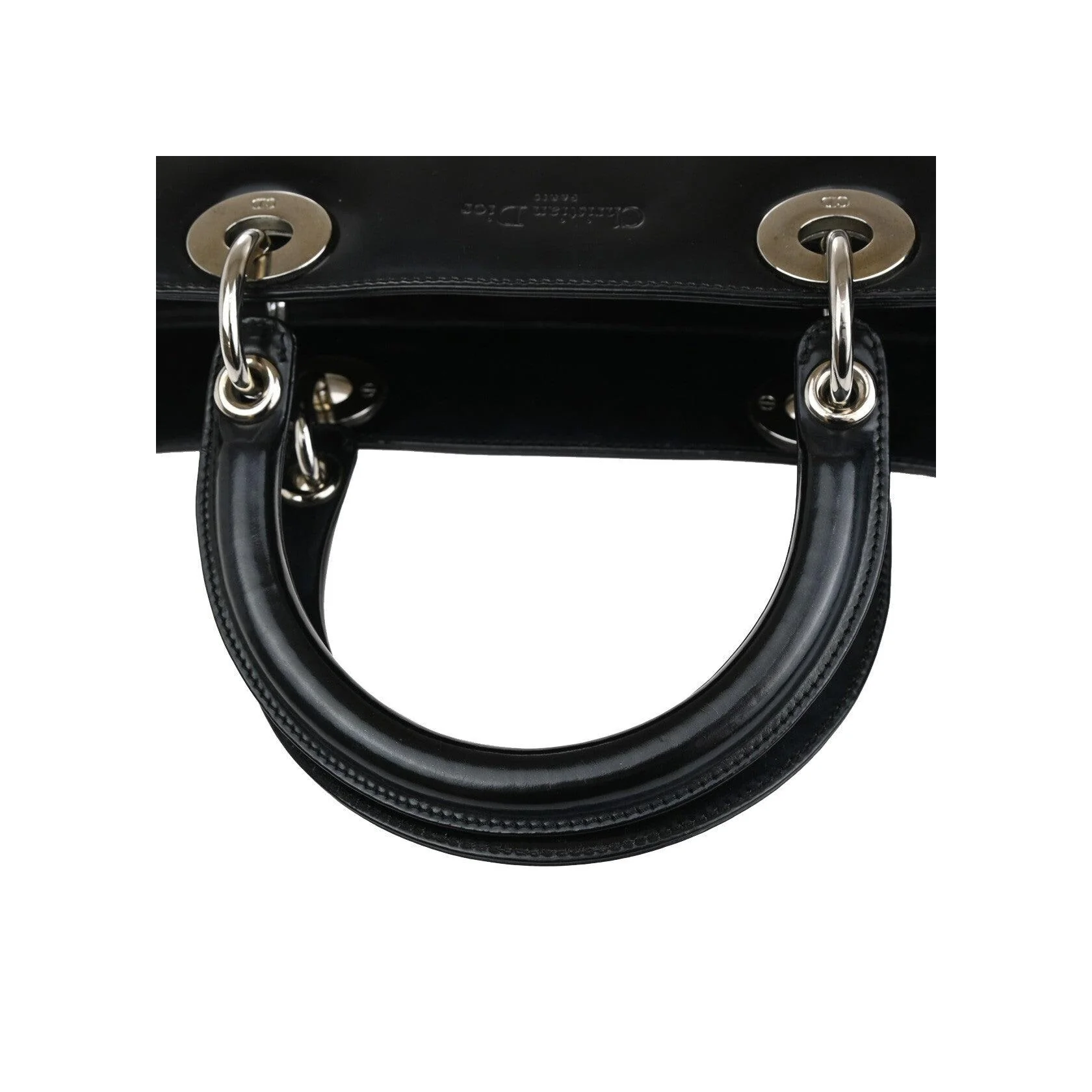 Sac Vernis Christian Dior Vintage Lady Dior - Black - Image 13