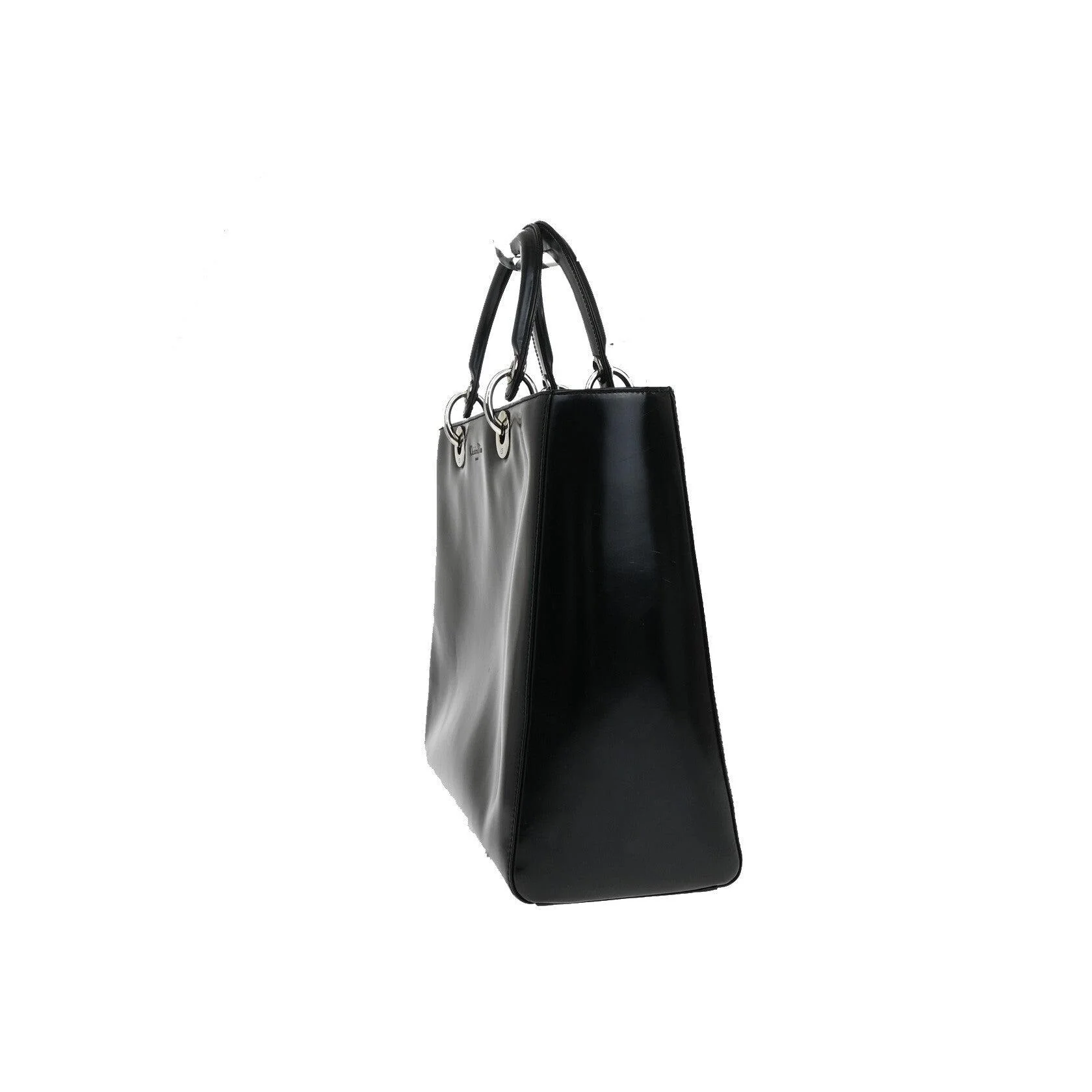 Sac Vernis Christian Dior Vintage Lady Dior - Black - Image 3