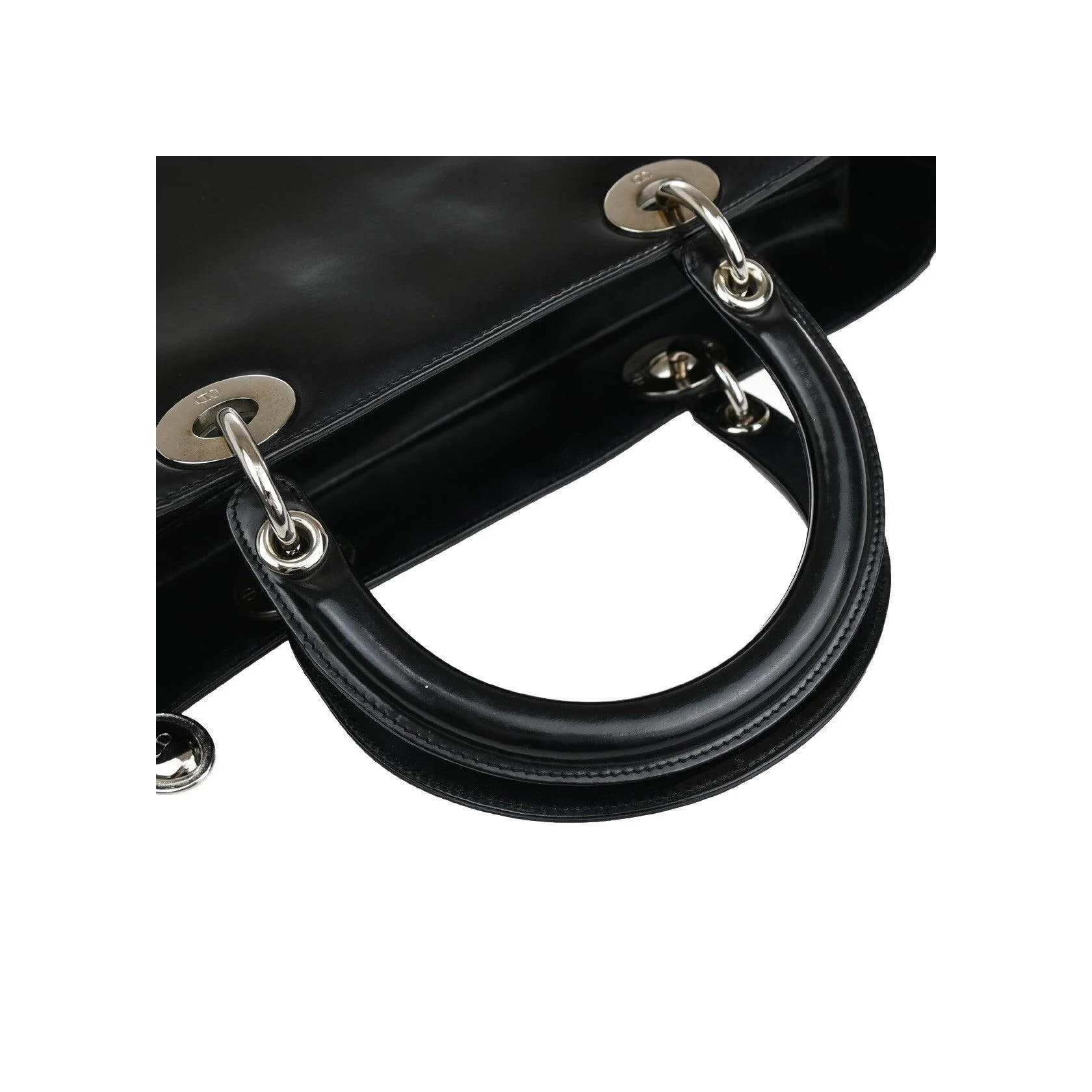 Sac Vernis Christian Dior Vintage Lady Dior - Black - Image 8