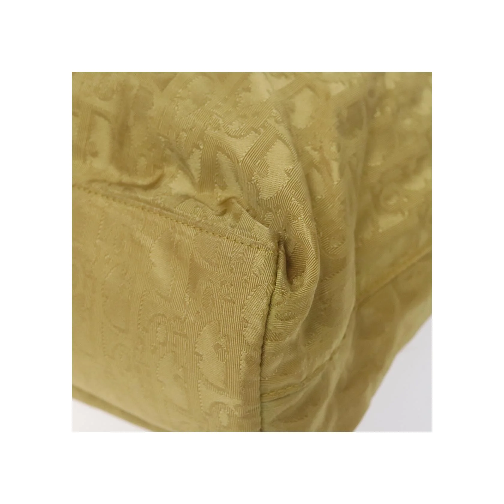 Tote Bag Christian Dior Vintage Lady Dior - Yellow - Image 11