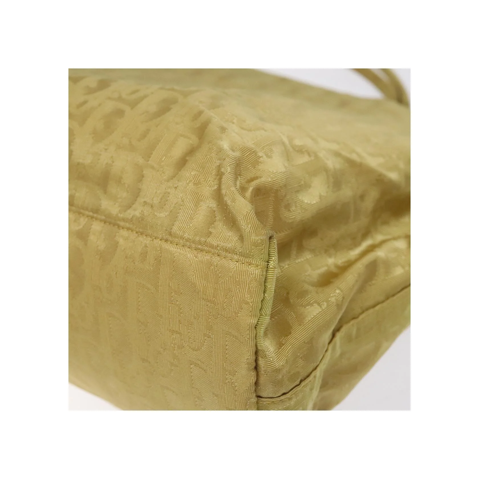 Tote Bag Christian Dior Vintage Lady Dior - Yellow - Image 9