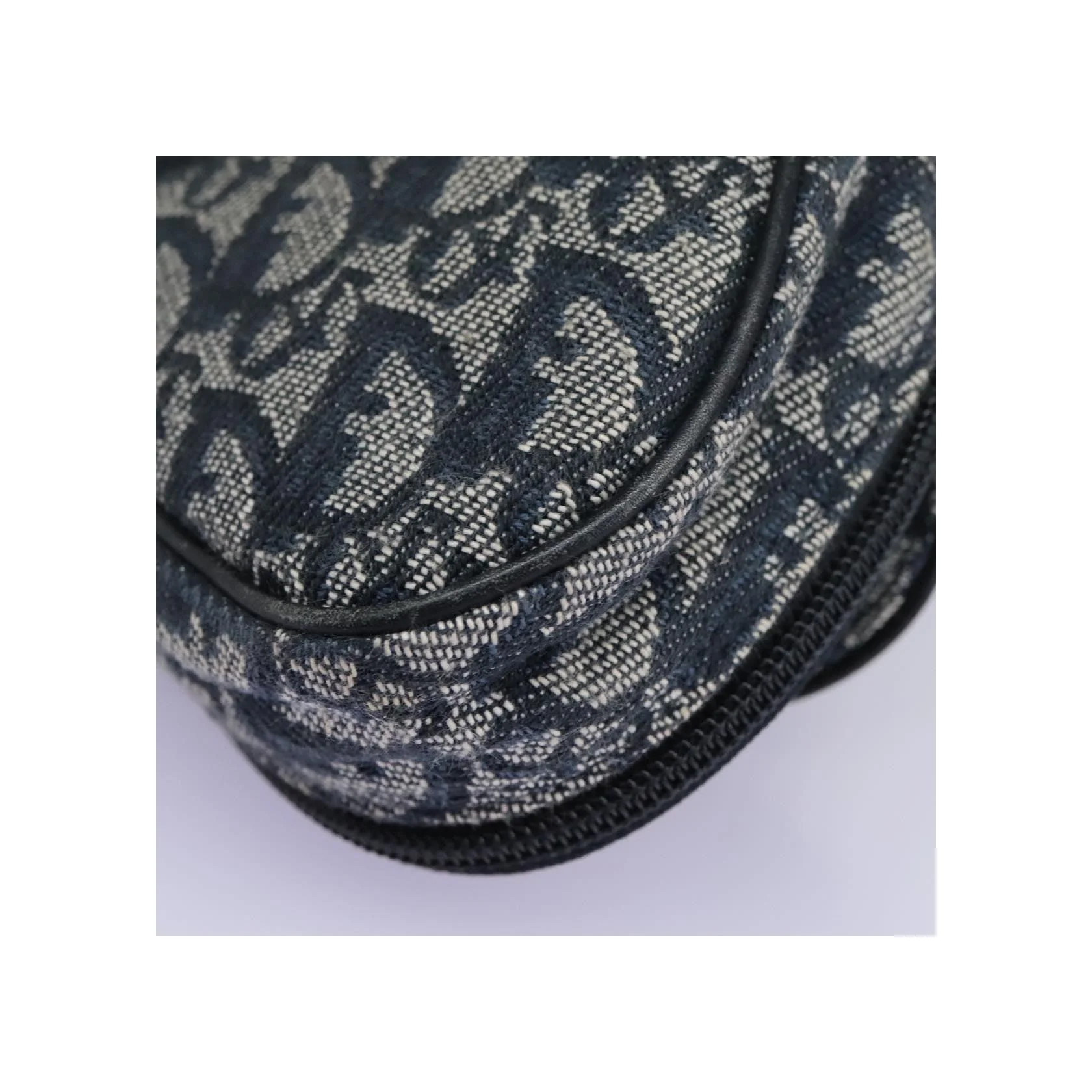 Porte-Monnaie Saddle Christian Dior Vintage - Navy - Image 11
