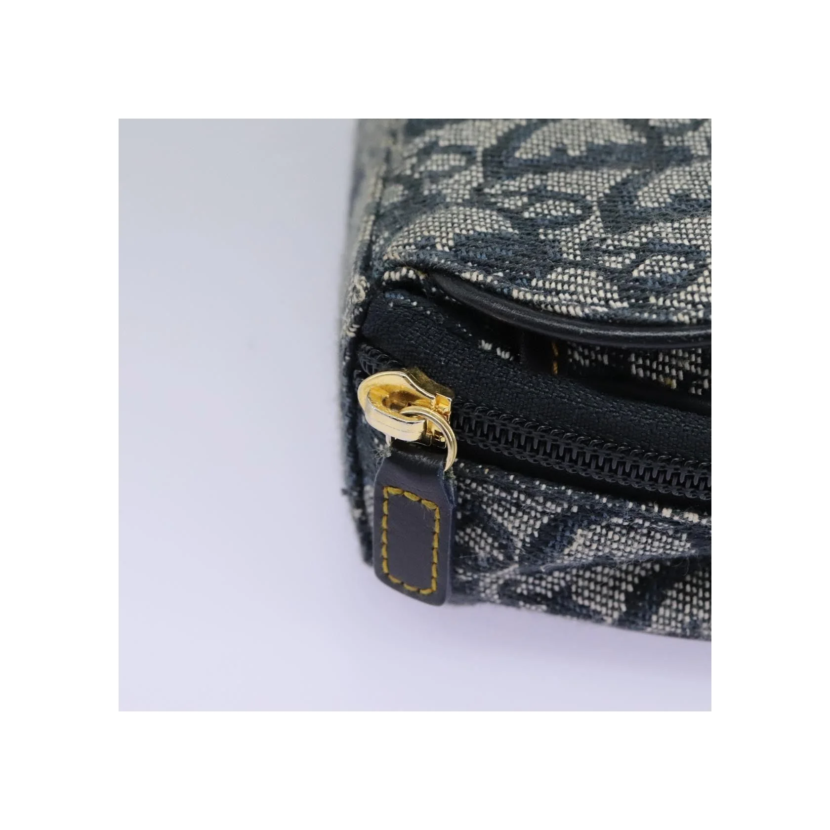 Porte-Monnaie Saddle Christian Dior Vintage - Navy - Image 12