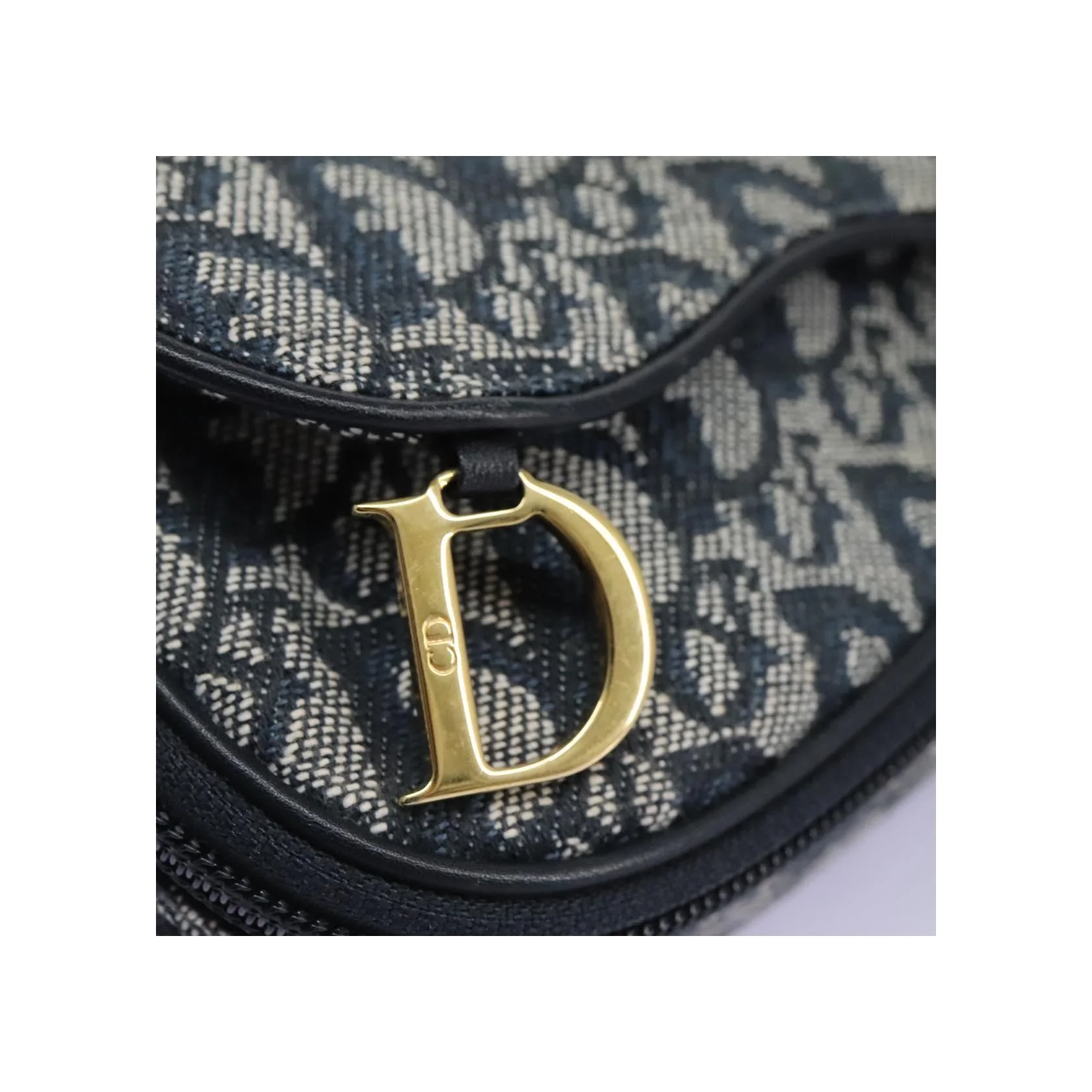 Porte-Monnaie Saddle Christian Dior Vintage - Navy - Image 13
