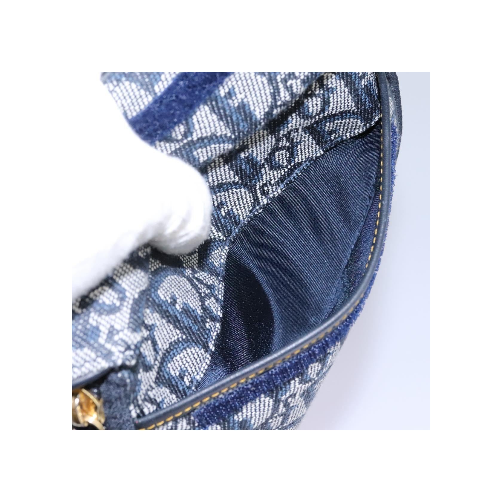 Porte-Monnaie Saddle Christian Dior Vintage - Navy - Image 15