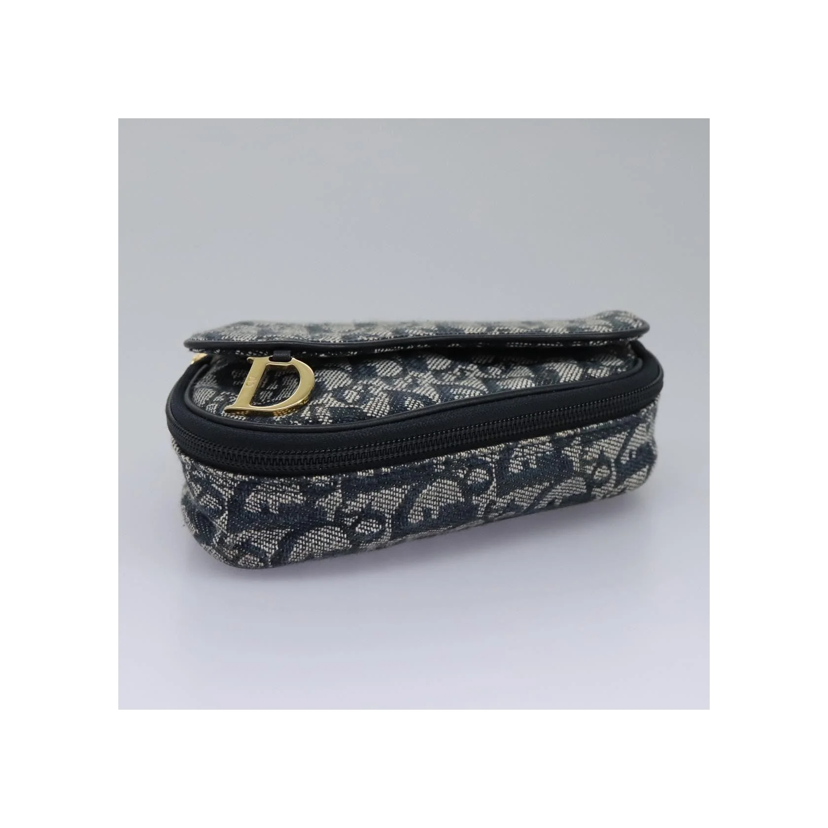 Porte-Monnaie Saddle Christian Dior Vintage - Navy - Image 18