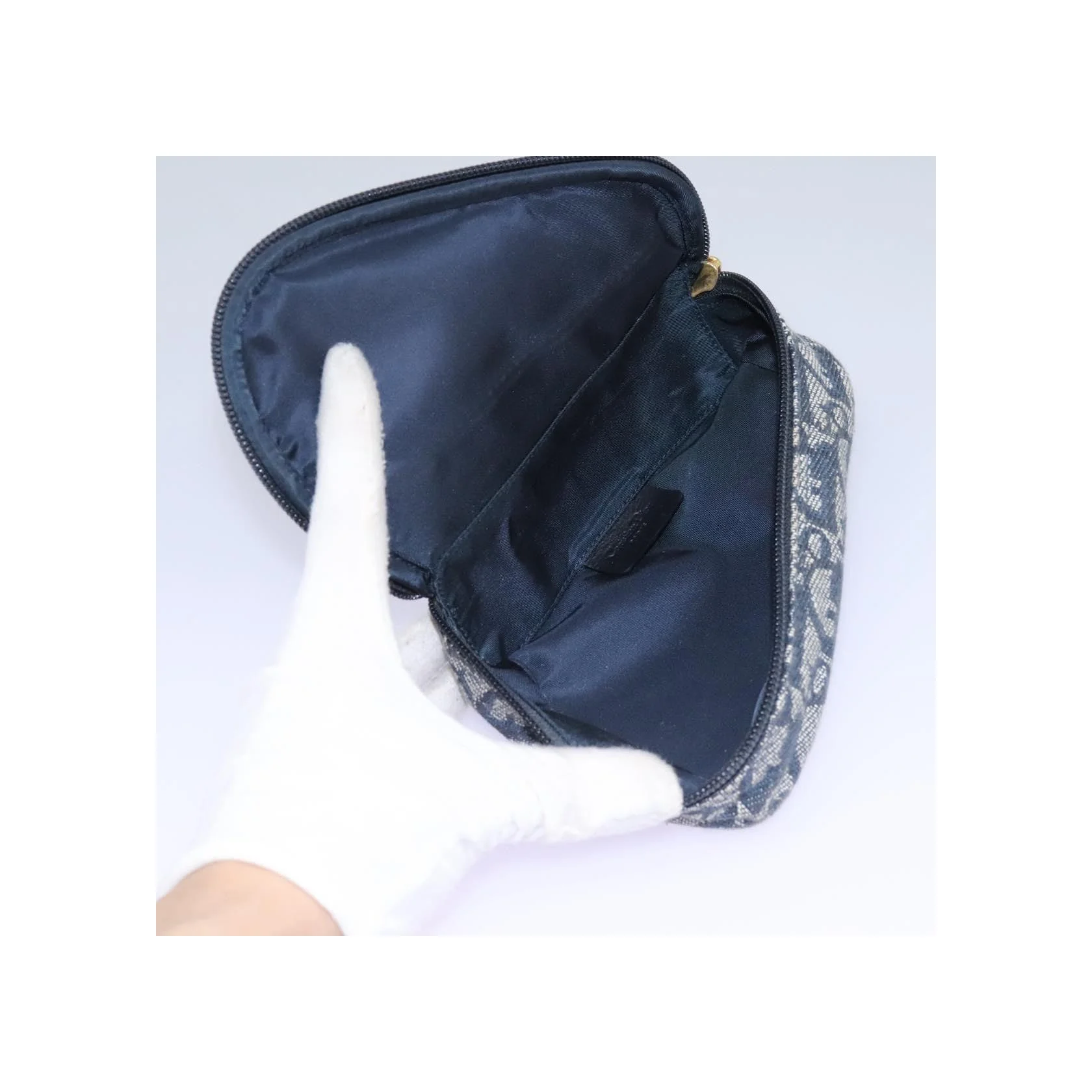 Porte-Monnaie Saddle Christian Dior Vintage - Navy - Image 5