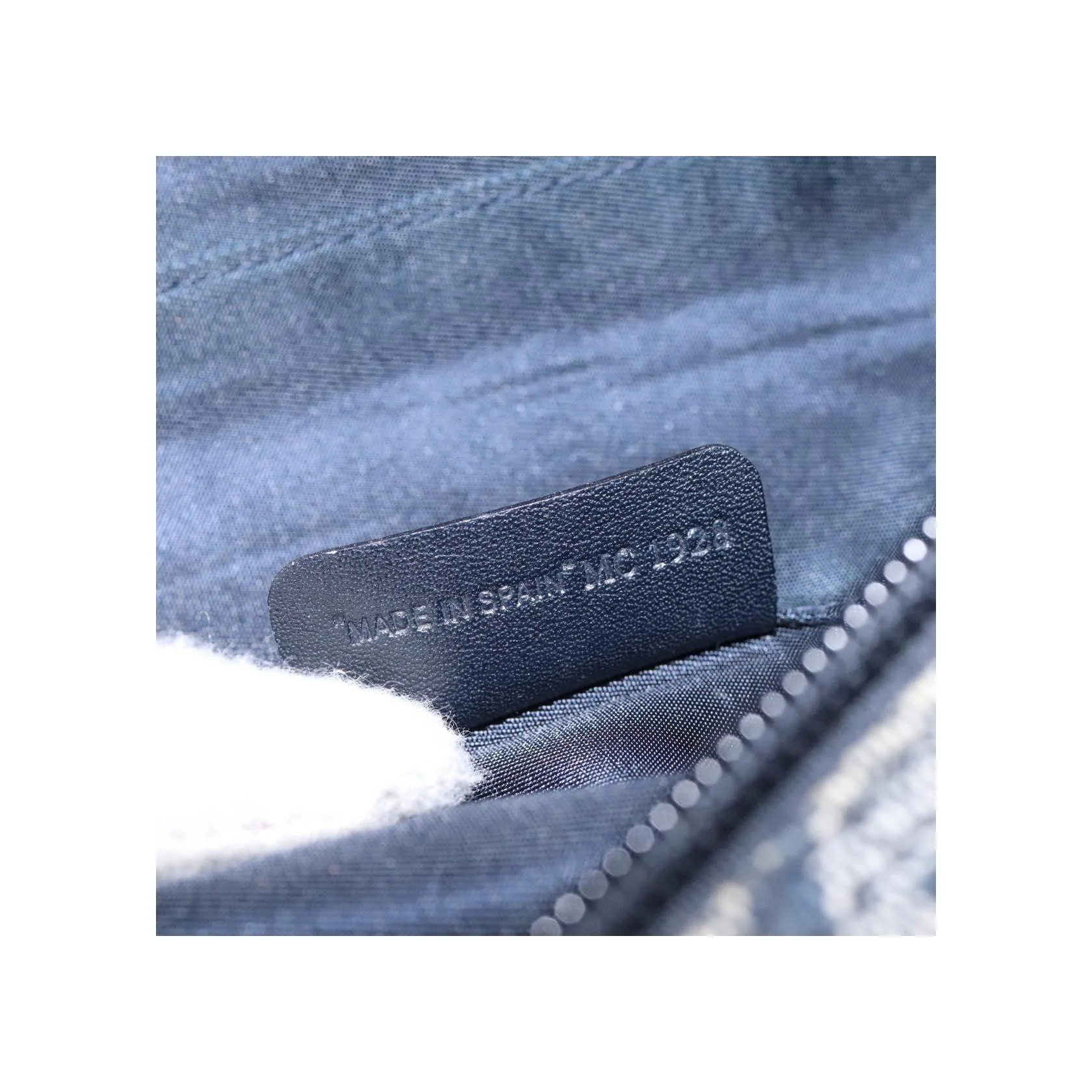 Porte-Monnaie Saddle Christian Dior Vintage - Navy - Image 7