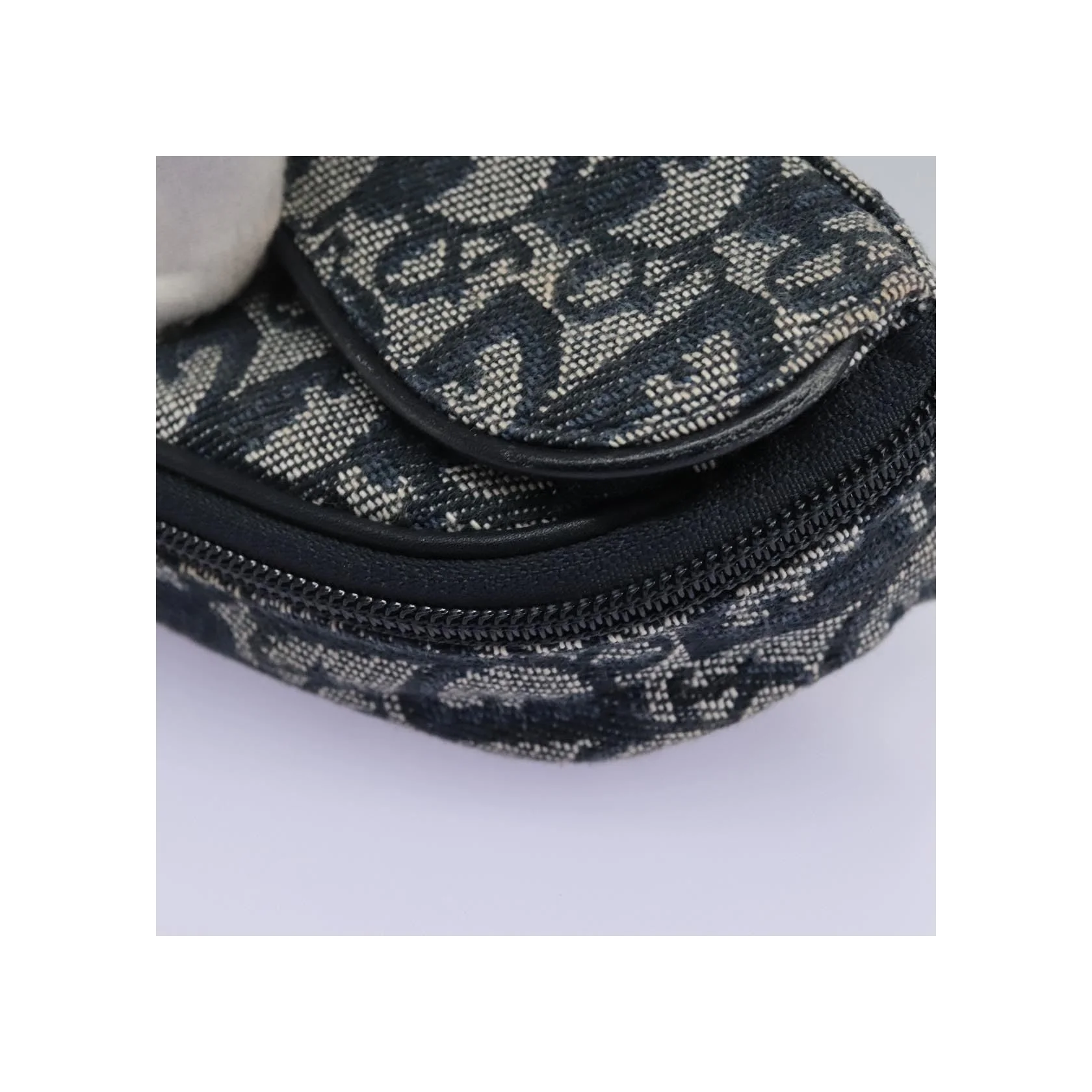 Porte-Monnaie Saddle Christian Dior Vintage - Navy - Image 9