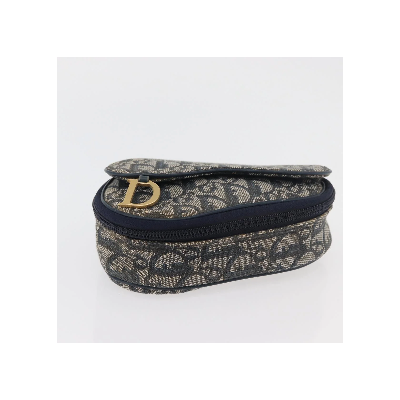 Porte-Monnaie Saddle Christian Dior Vintage - Navy - Image 15