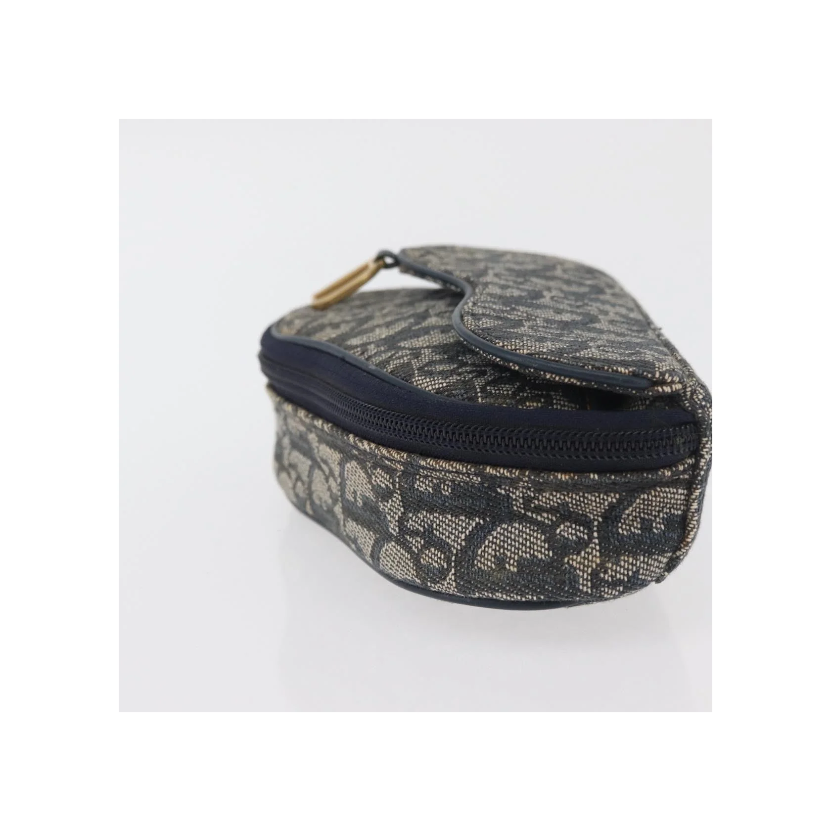 Porte-Monnaie Saddle Christian Dior Vintage - Navy - Image 3