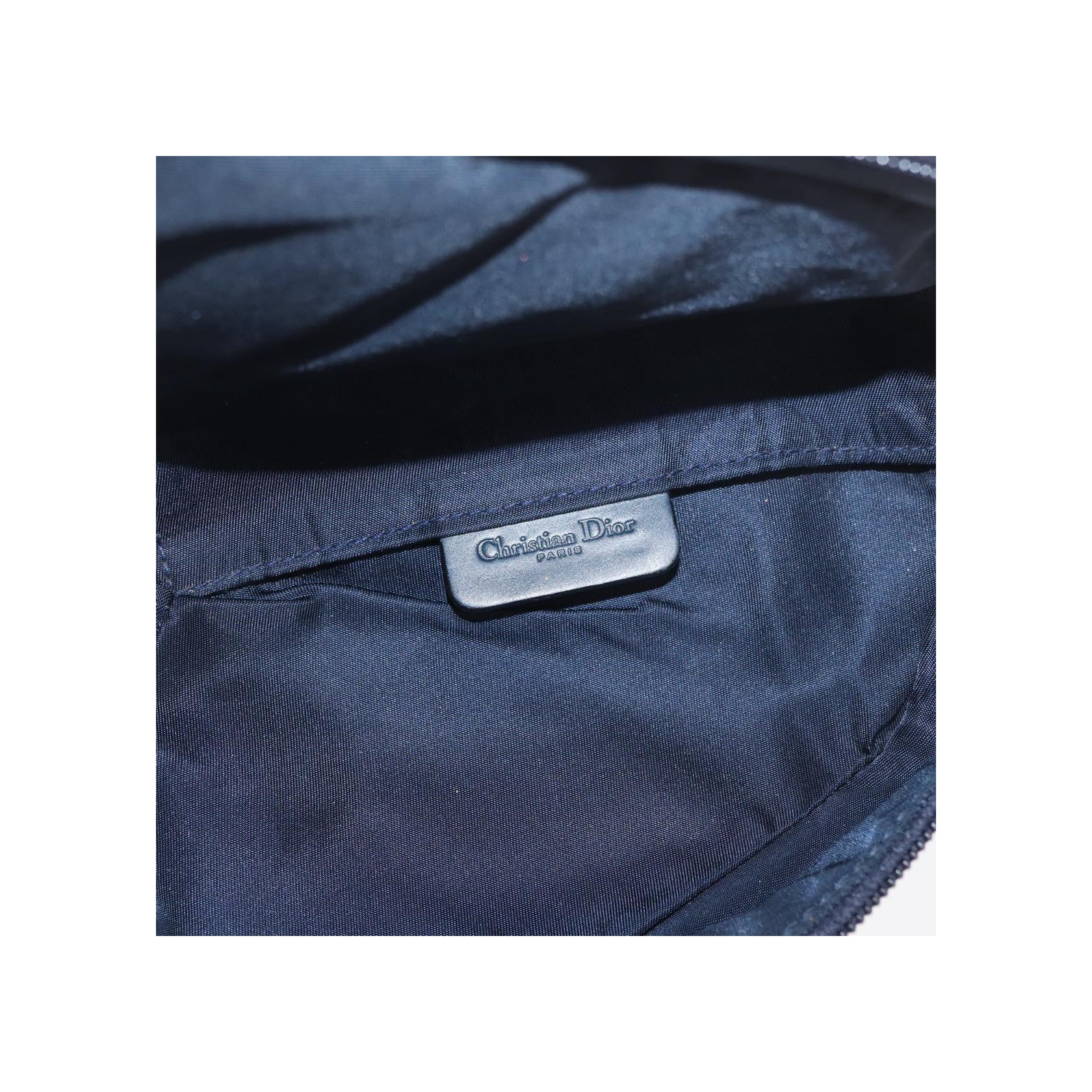 Porte-Monnaie Saddle Christian Dior Vintage - Navy - Image 6