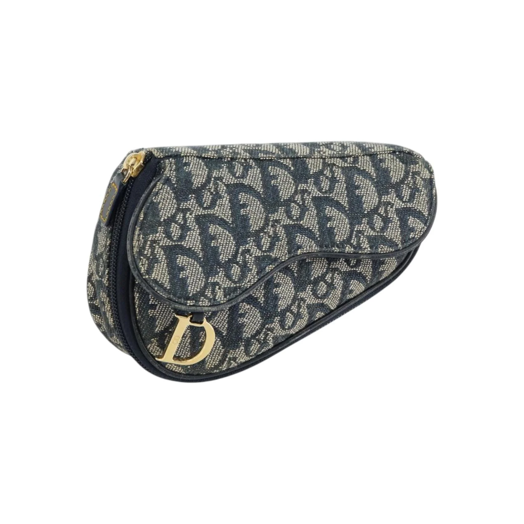 Porte-Monnaie Saddle Christian Dior Vintage - Blue - Image 20