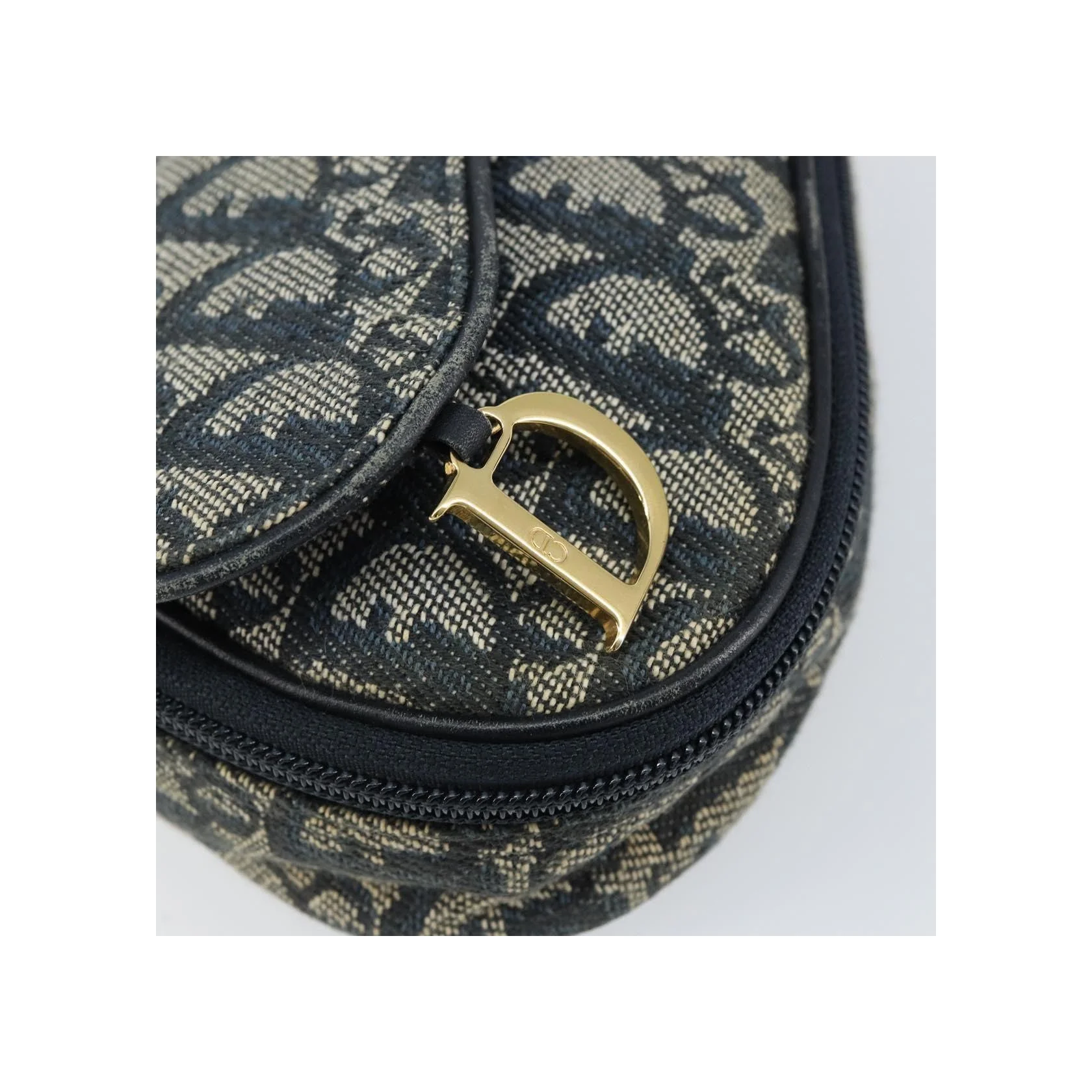 Porte-Monnaie Saddle Christian Dior Vintage - Blue - Image 9