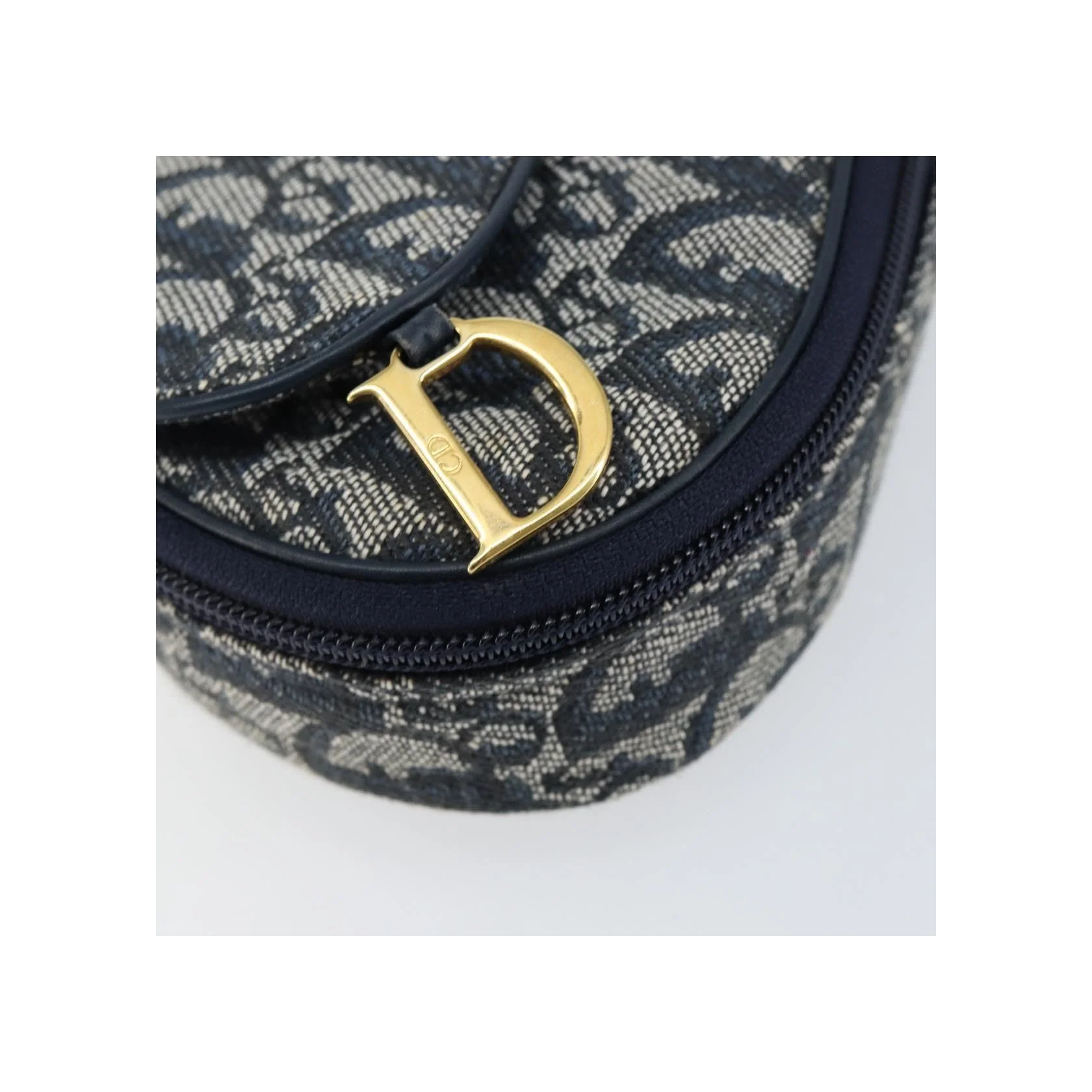 Porte-Monnaie Saddle Christian Dior Vintage - Navy - Image 10