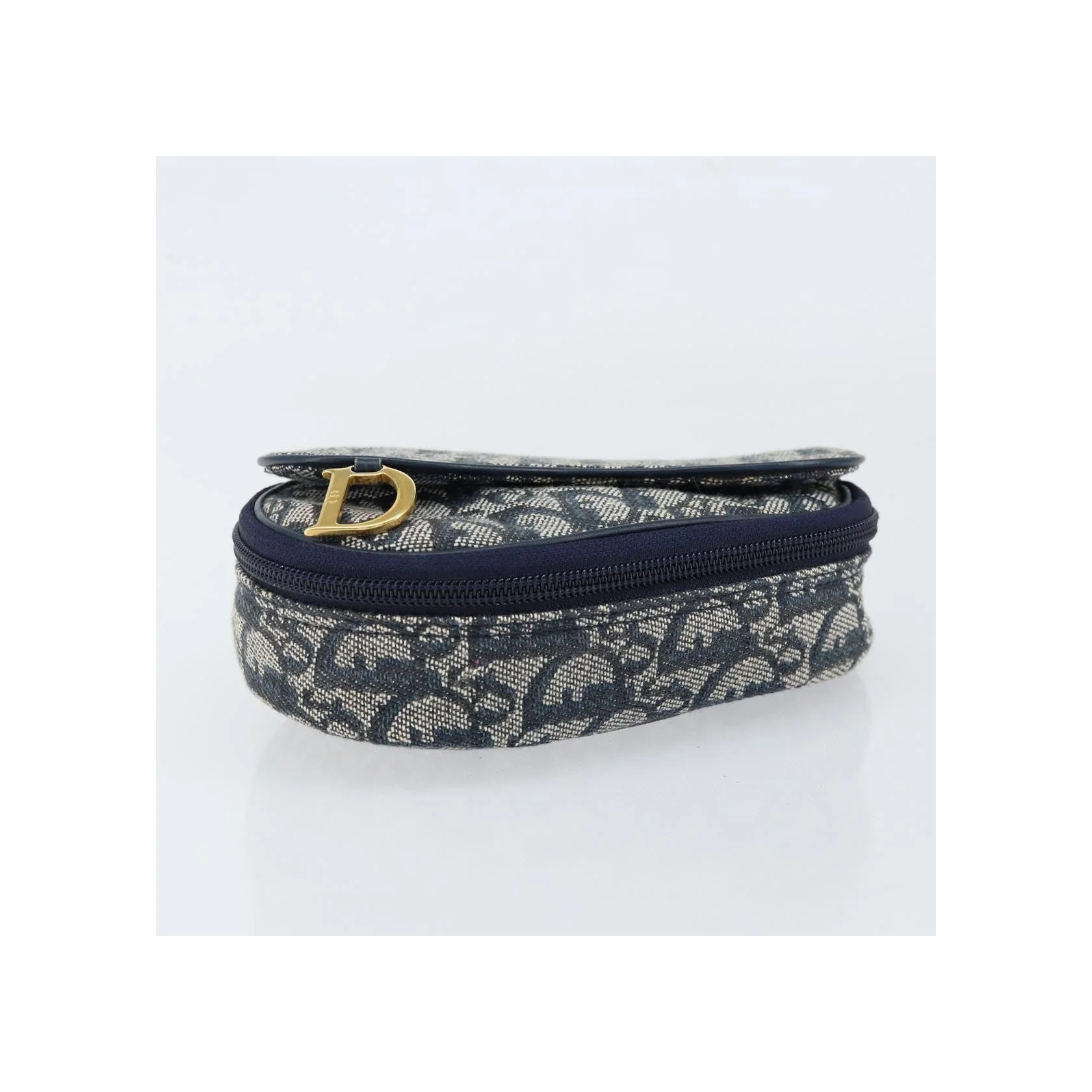 Porte-Monnaie Saddle Christian Dior Vintage - Navy - Image 14