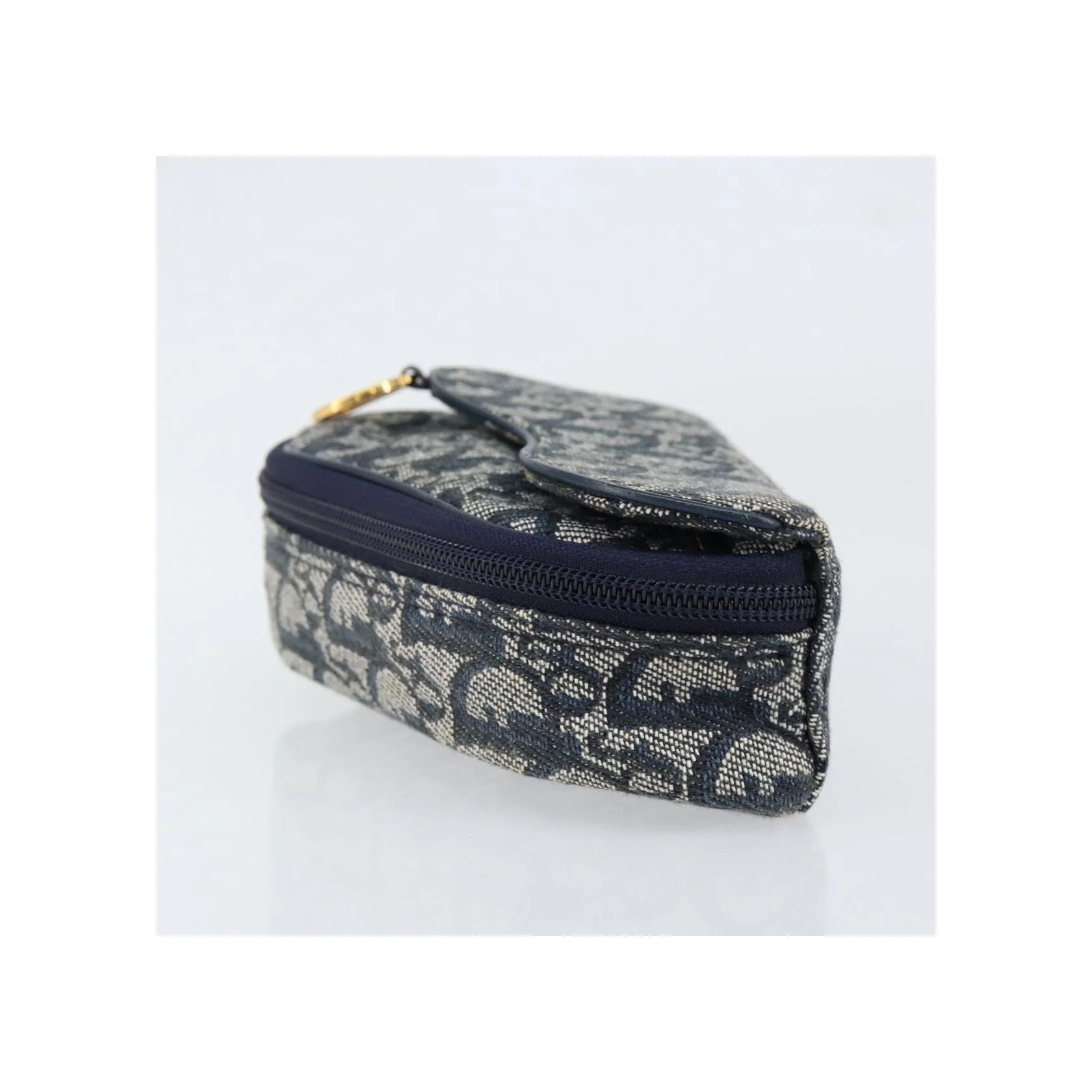 Porte-Monnaie Saddle Christian Dior Vintage - Navy - Image 3