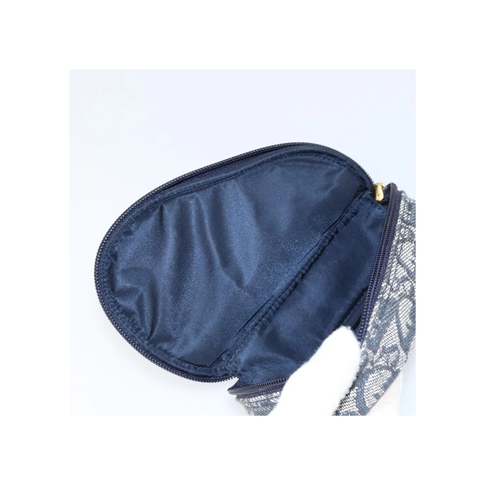 Porte-Monnaie Saddle Christian Dior Vintage - Navy - Image 5