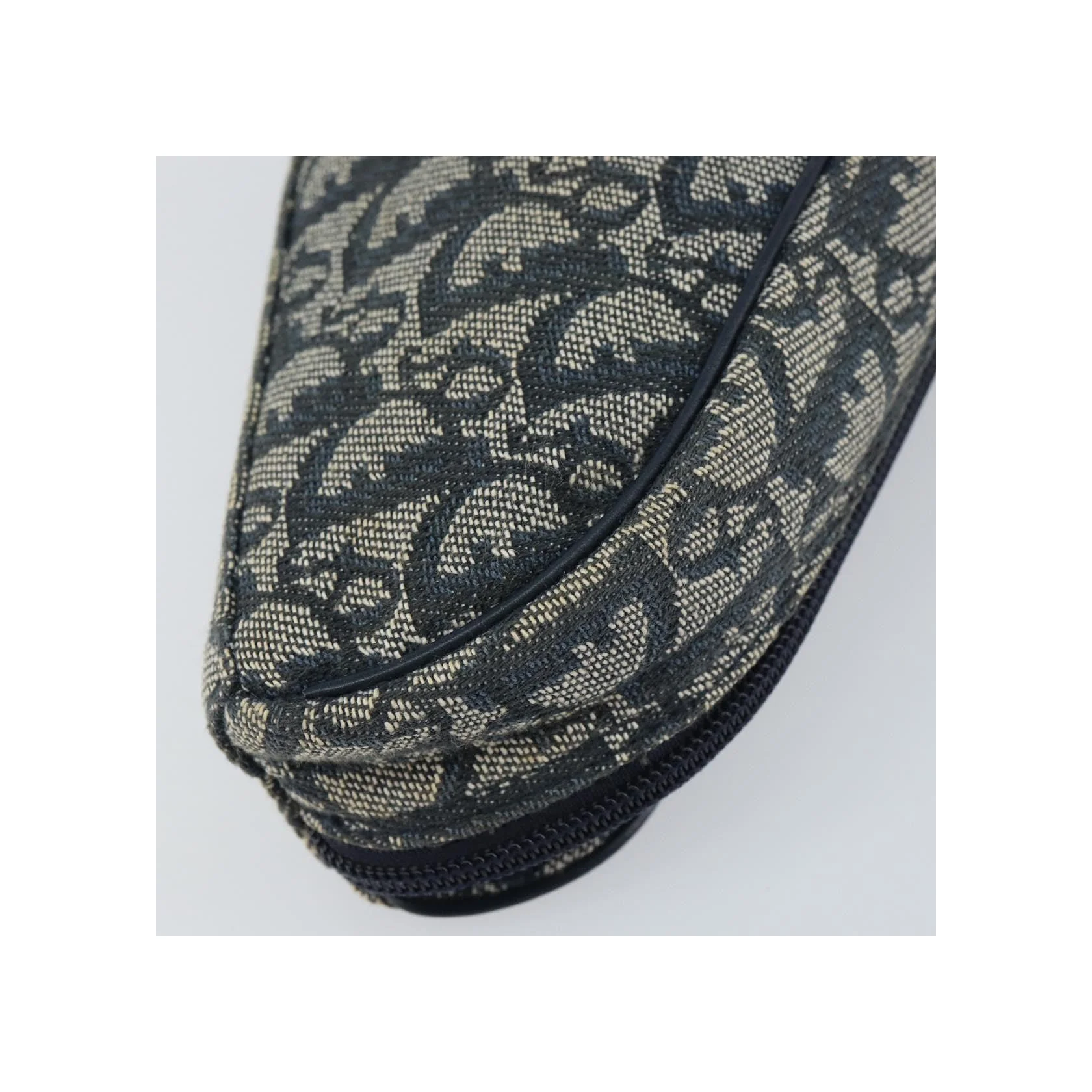 Porte-Monnaie Saddle Christian Dior Vintage - Navy - Image 11