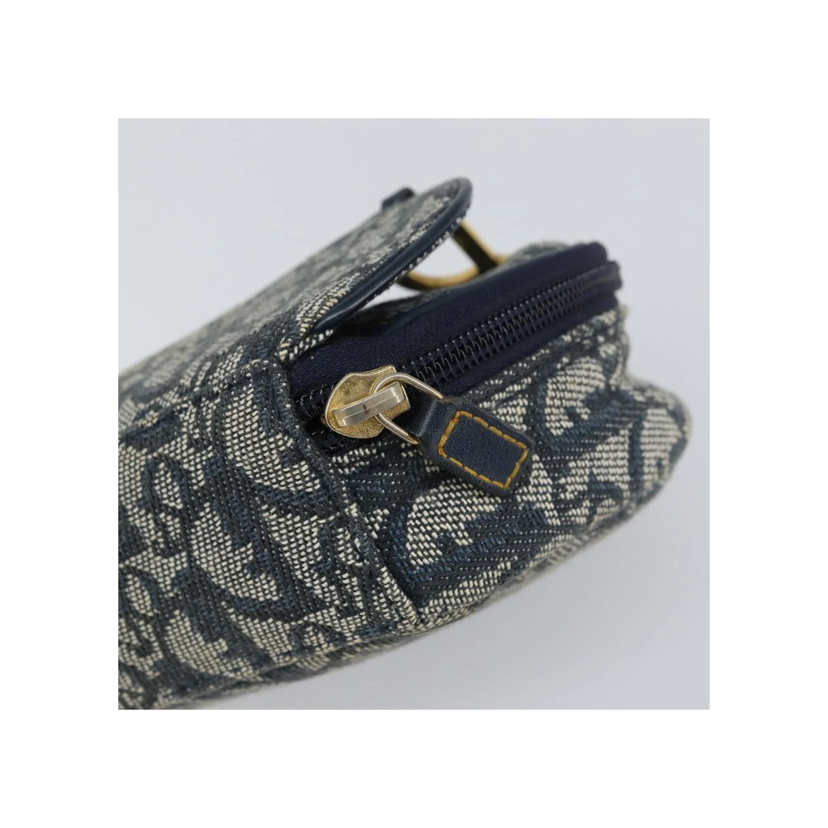 Porte-Monnaie Saddle Christian Dior Vintage - Navy - Image 13