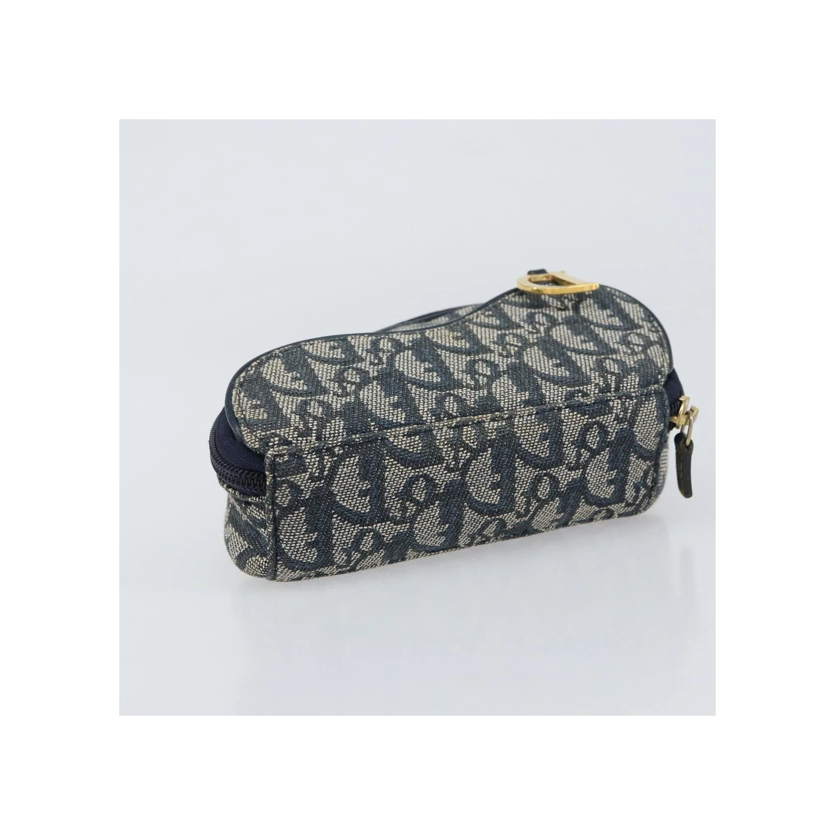 Porte-Monnaie Saddle Christian Dior Vintage - Navy - Image 14