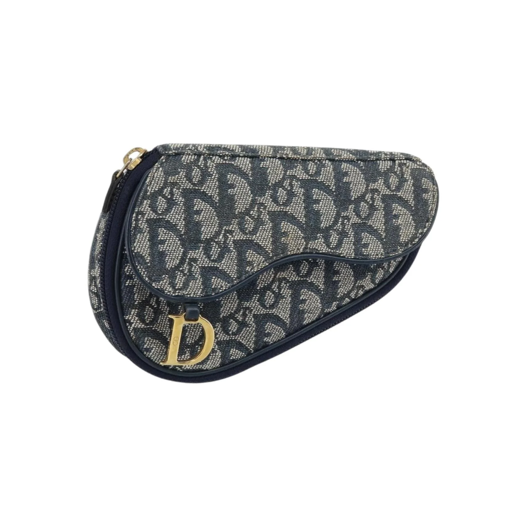Porte-Monnaie Saddle Christian Dior Vintage - Navy - Image 20