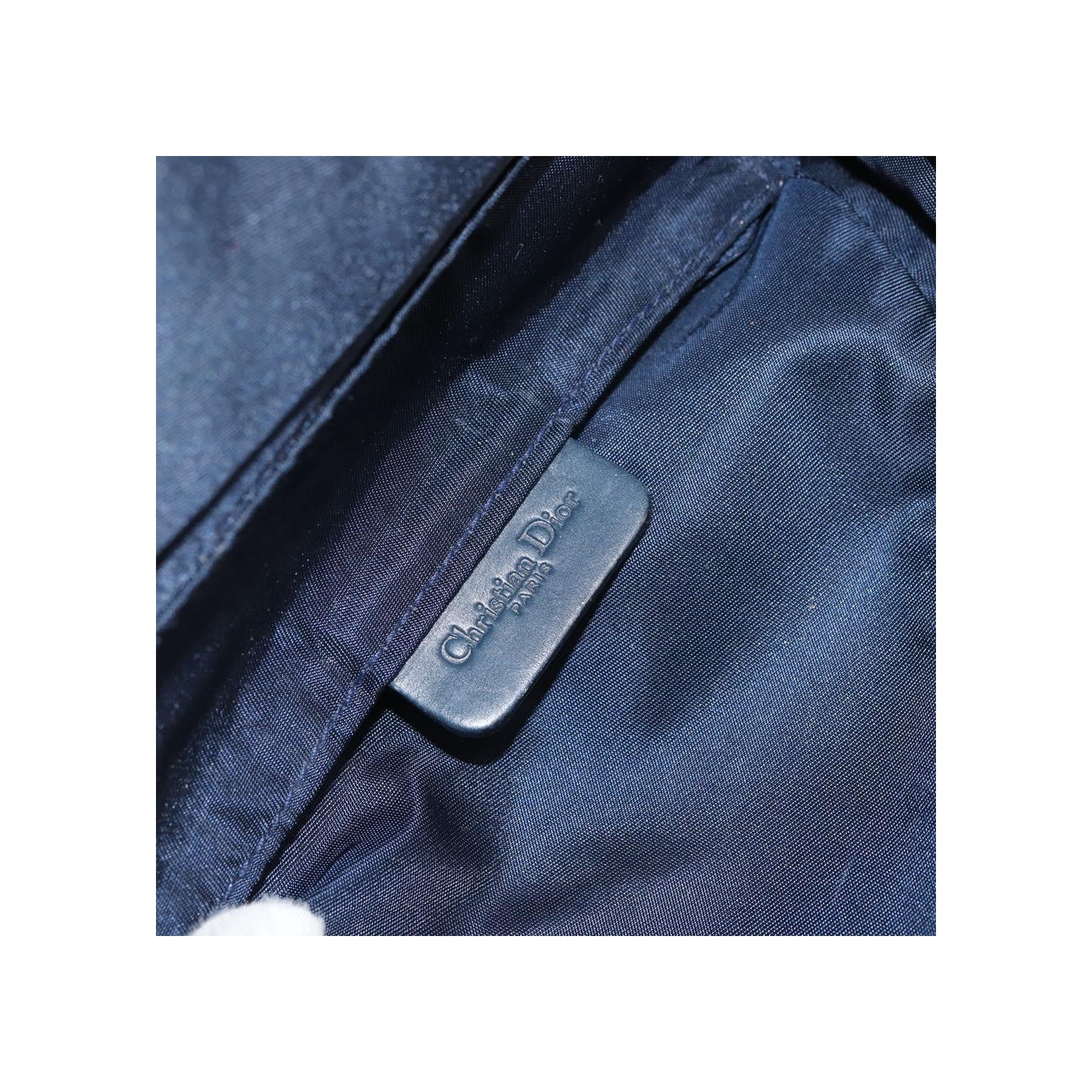 Porte-Monnaie Saddle Christian Dior Vintage - Navy - Image 6