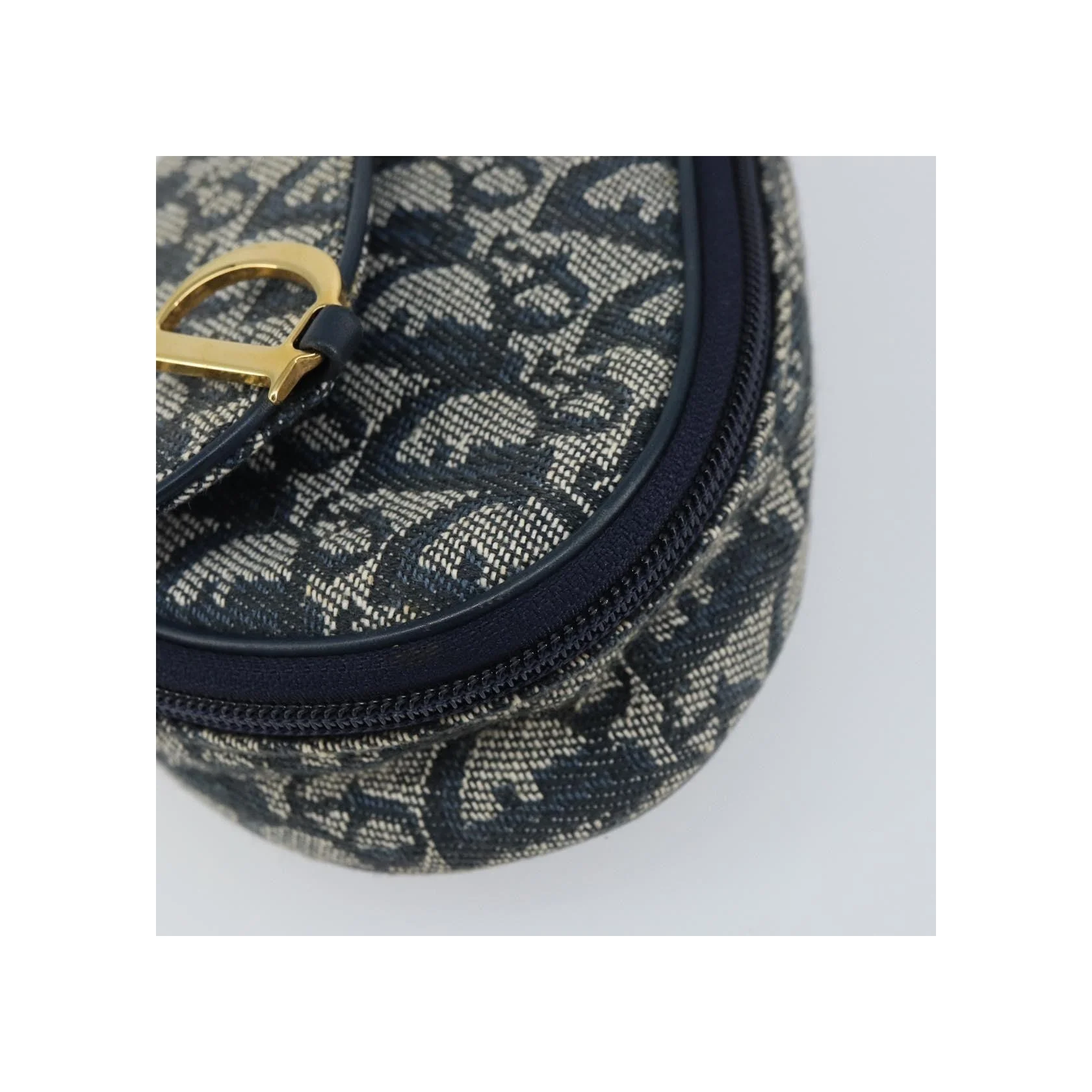 Porte-Monnaie Saddle Christian Dior Vintage - Navy - Image 9