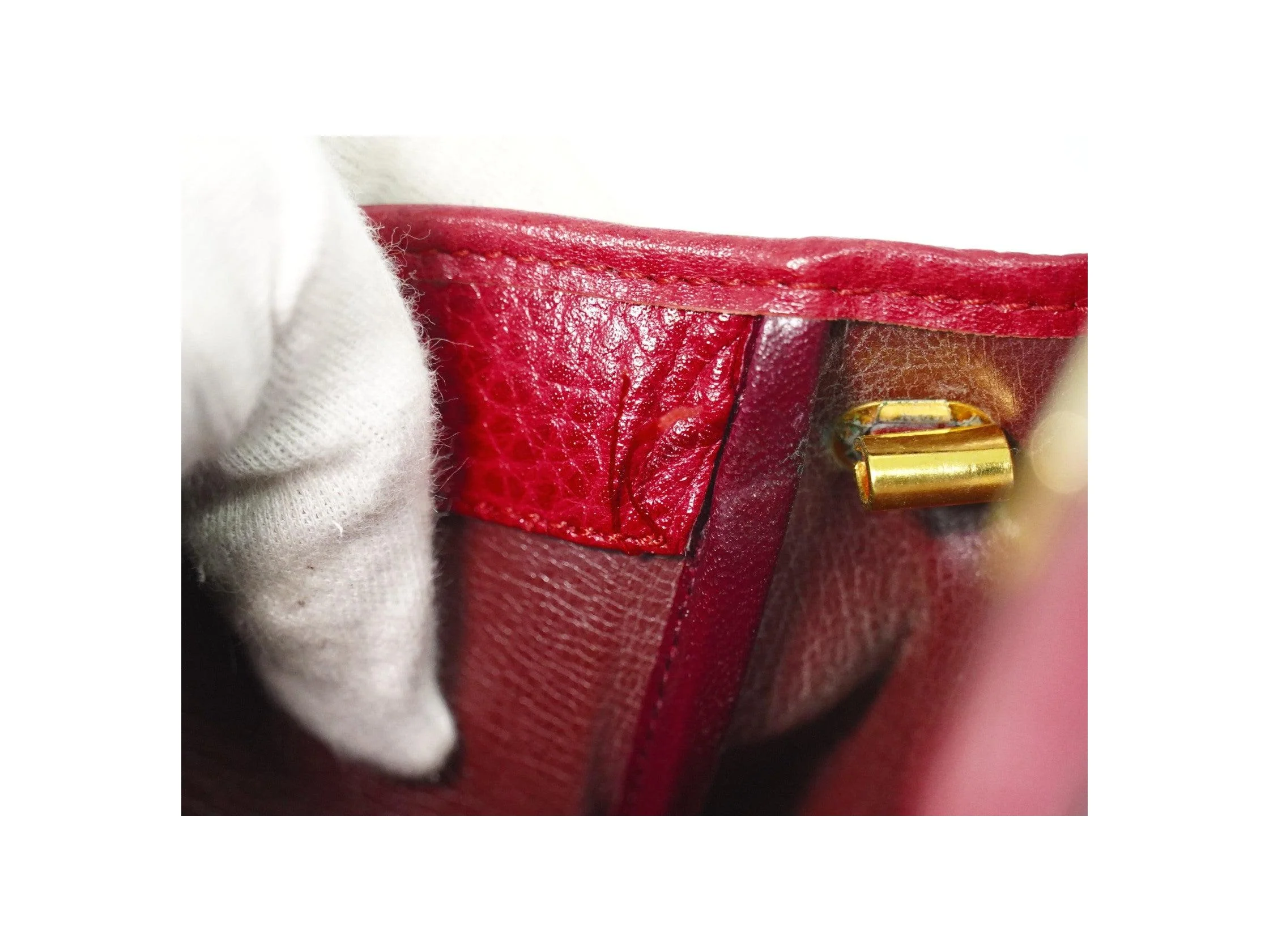 Sac À Bandoulière Christian Dior Vintage - Red - Image 15
