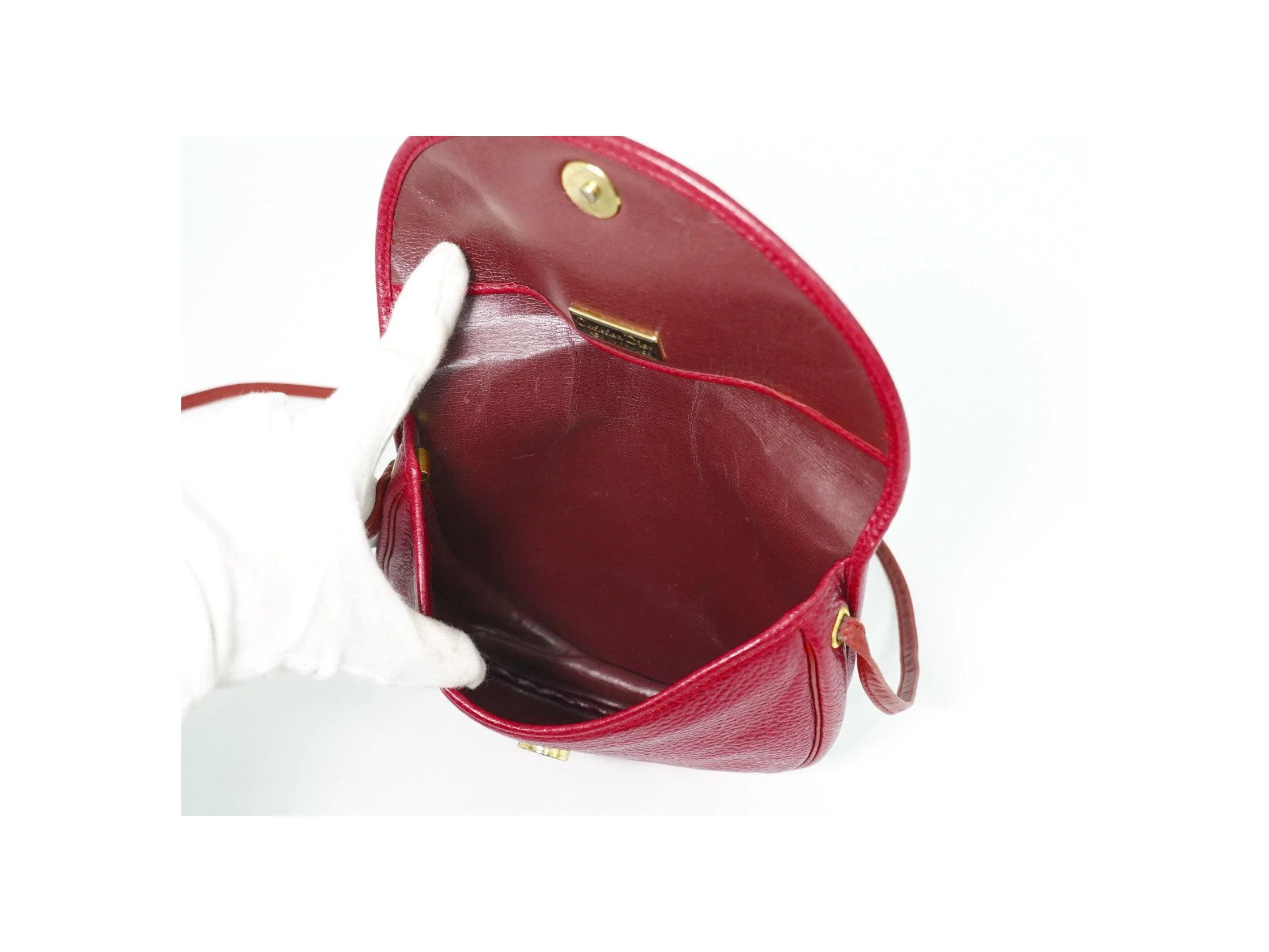 Sac À Bandoulière Christian Dior Vintage - Red - Image 3