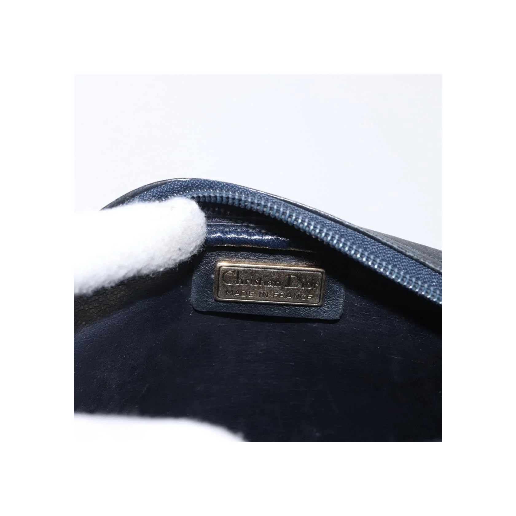 Sac À Bandoulière Christian Dior Vintage - Navy - Image 6