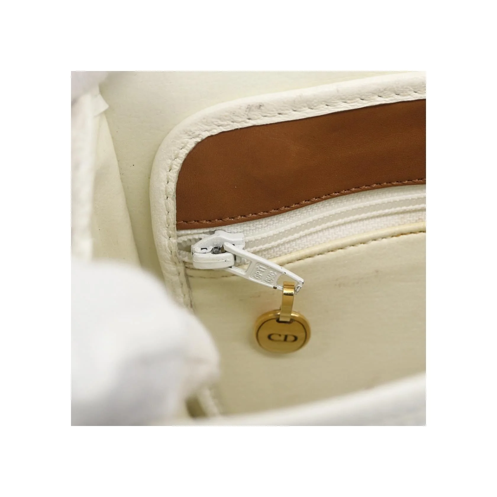 Sac À Bandoulière Christian Dior Vintage - White - Image 12
