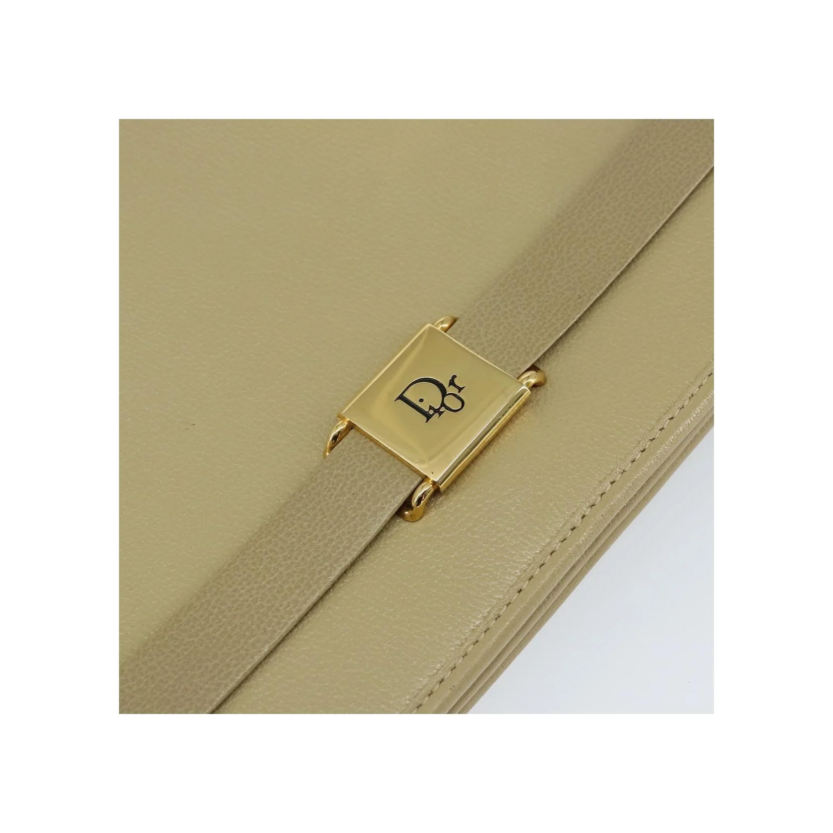Sac À Bandoulière Christian Dior Vintage - Beige - Image 12