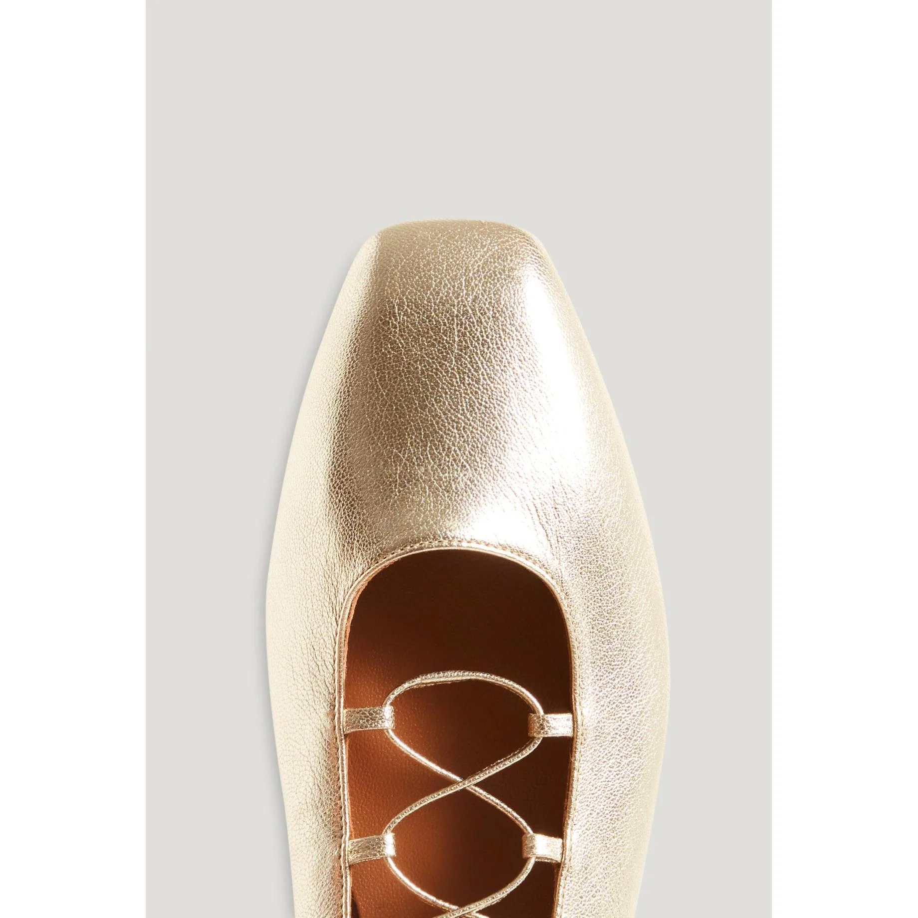 Ballerines Cuir Doré - Image 8